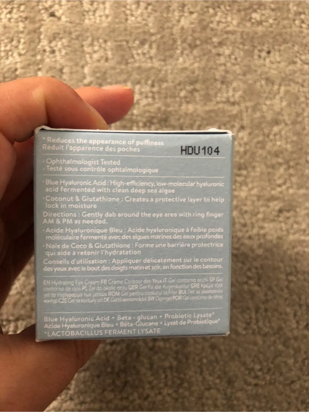 Laneige water bank blue hyaluronic eye cream 25ml image indicator(2)