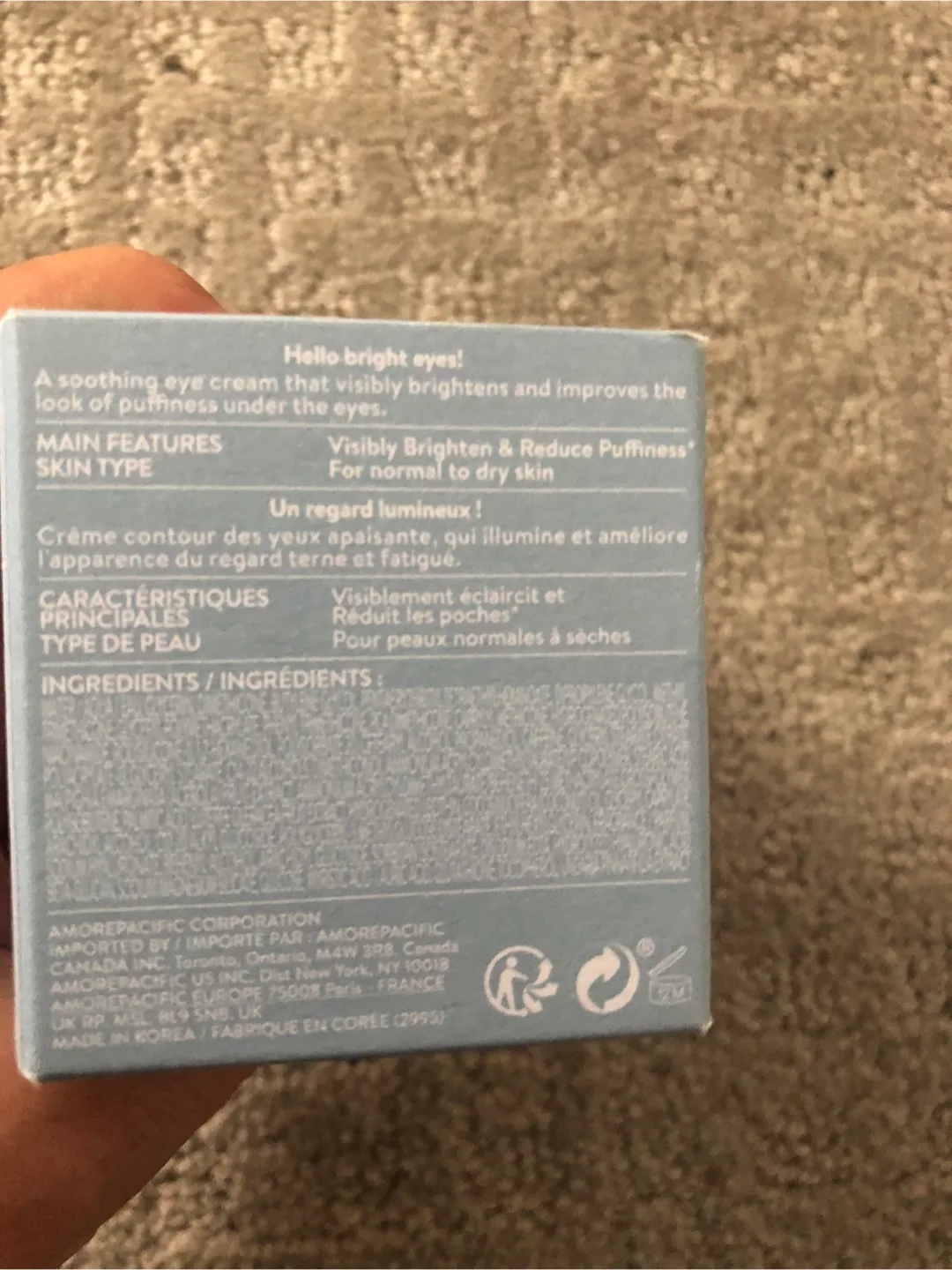 Laneige water bank blue hyaluronic eye cream 25ml image indicator(3)