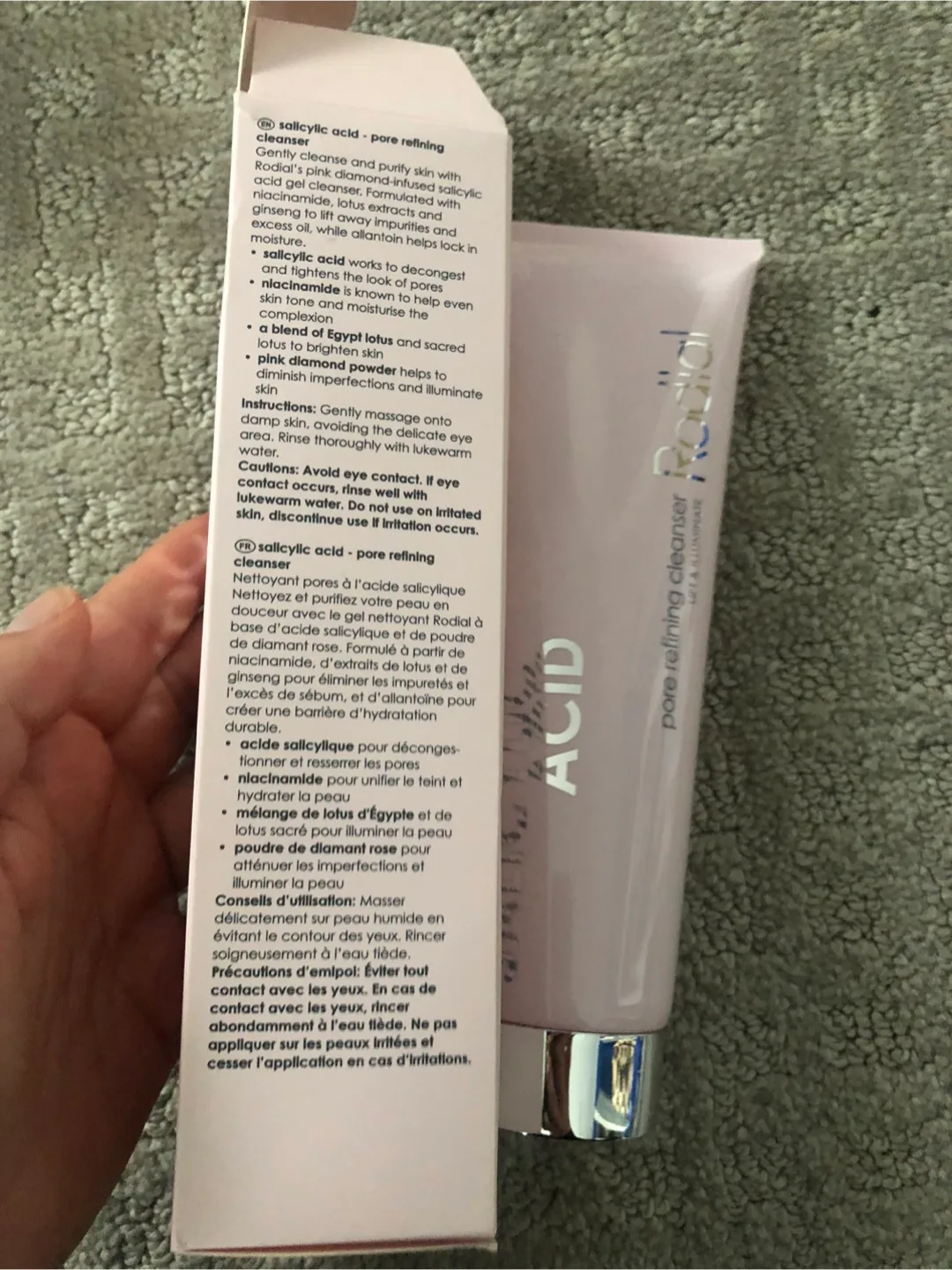 Rodial pore refining cleanser 4.9oz SALICYLIC ACID image indicator(2)