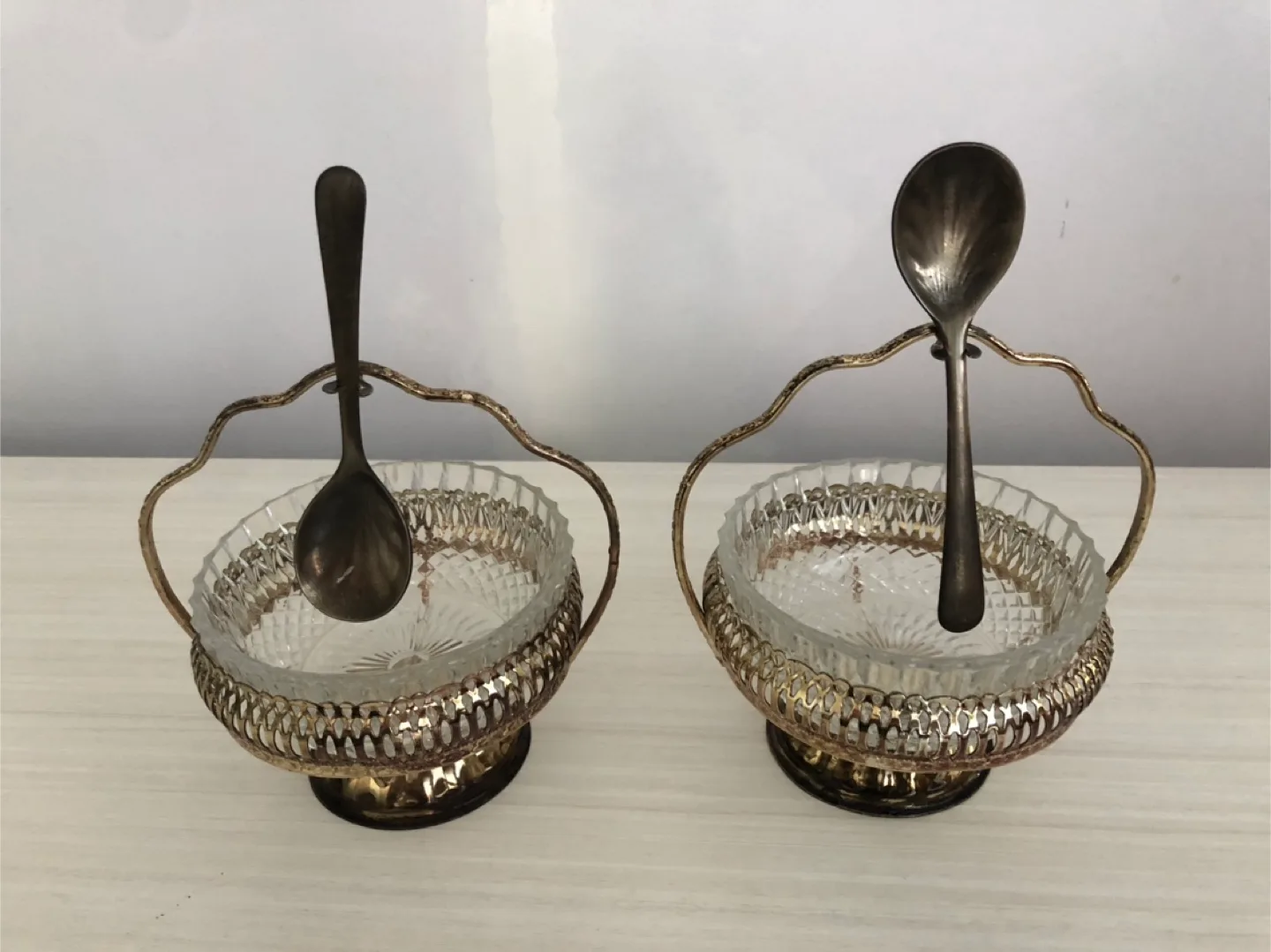 Vintage MAYELL Sugar Bowl with Spoon image indicator(4)