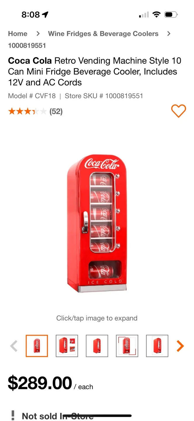 Coca-Cola Retro Fridge image indicator(5)