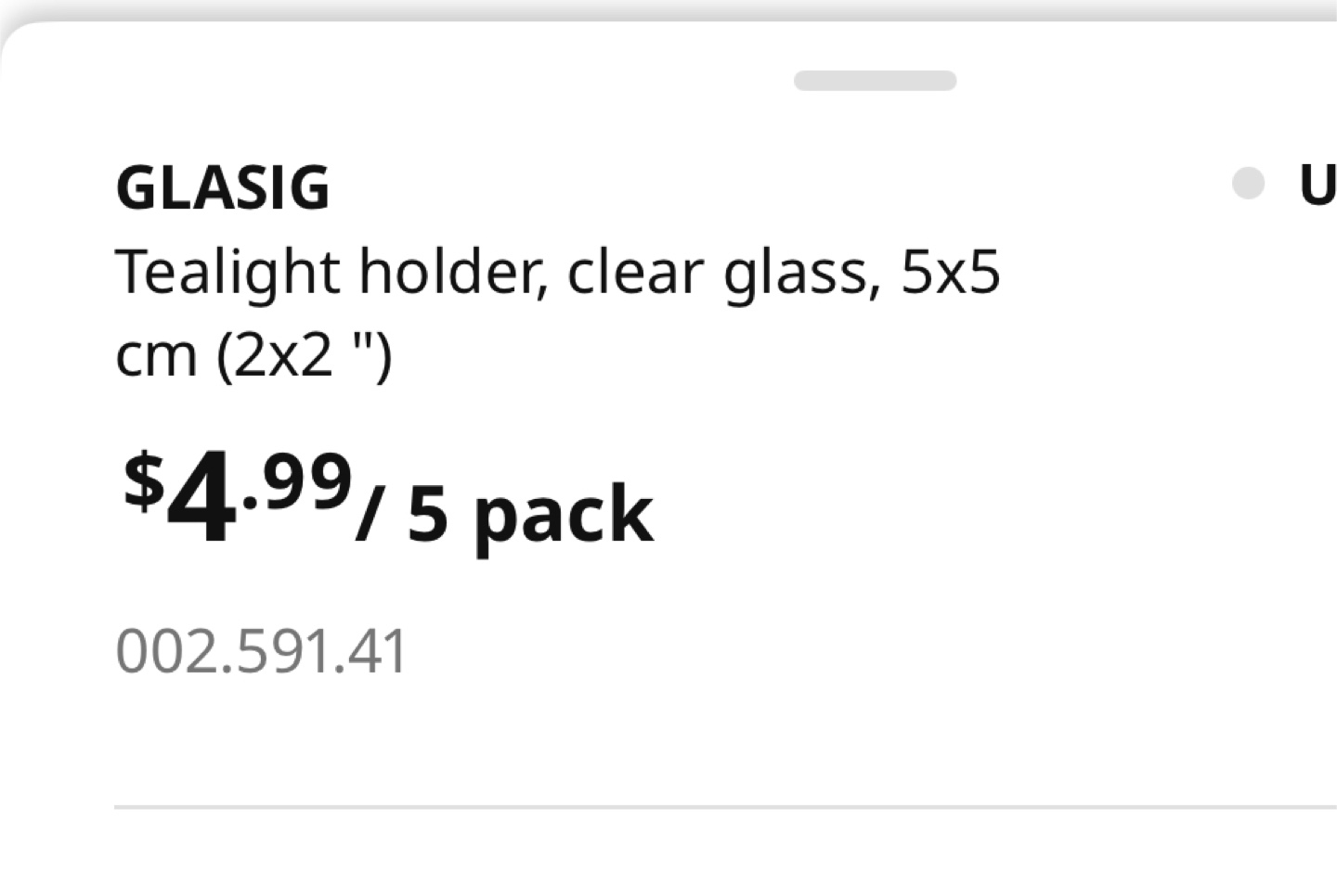 GLASIG Tealight Holders 35X - photo 3