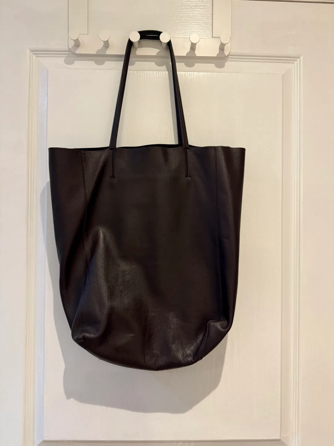 ZARA Black Shoulder Bag 100% leather image indicator(10)