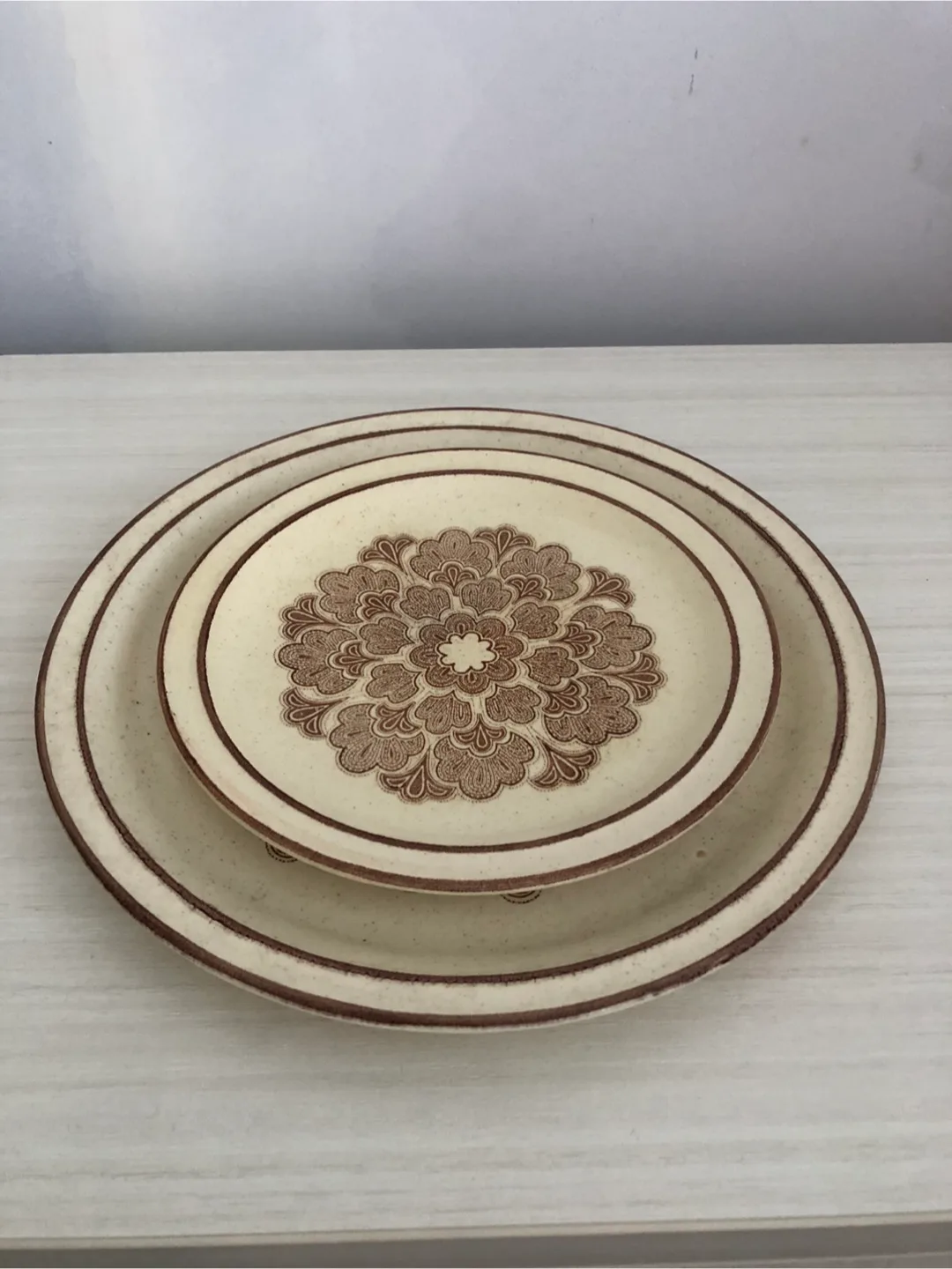 Vintage Forma-Stone Hand Made Plates thumbnail