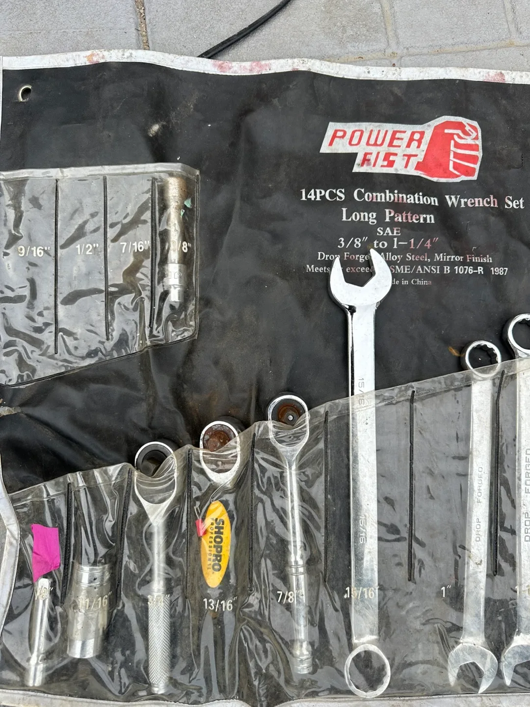 Power Fist 14PCS Combination Wrench Set - Long Pattern image indicator(3)