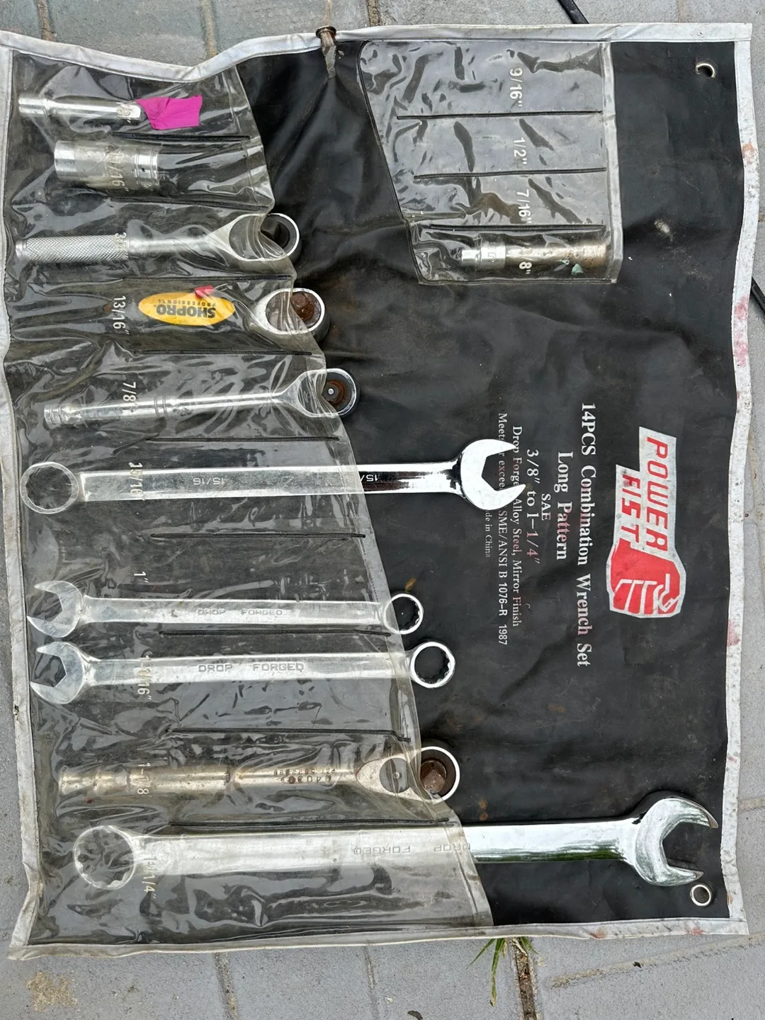 Power Fist 14PCS Combination Wrench Set - Long Pattern thumbnail