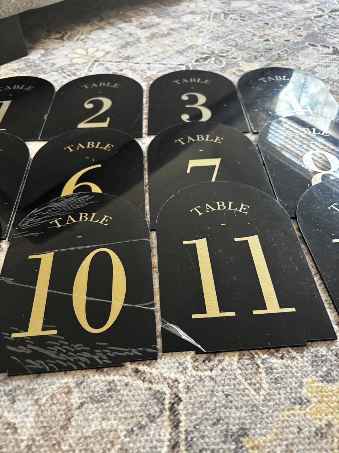 Table Numbers Set 1-12 - photo 2