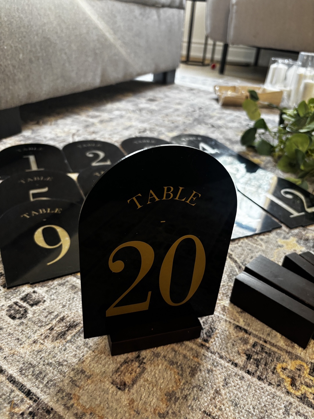 Table Numbers Set 1-12