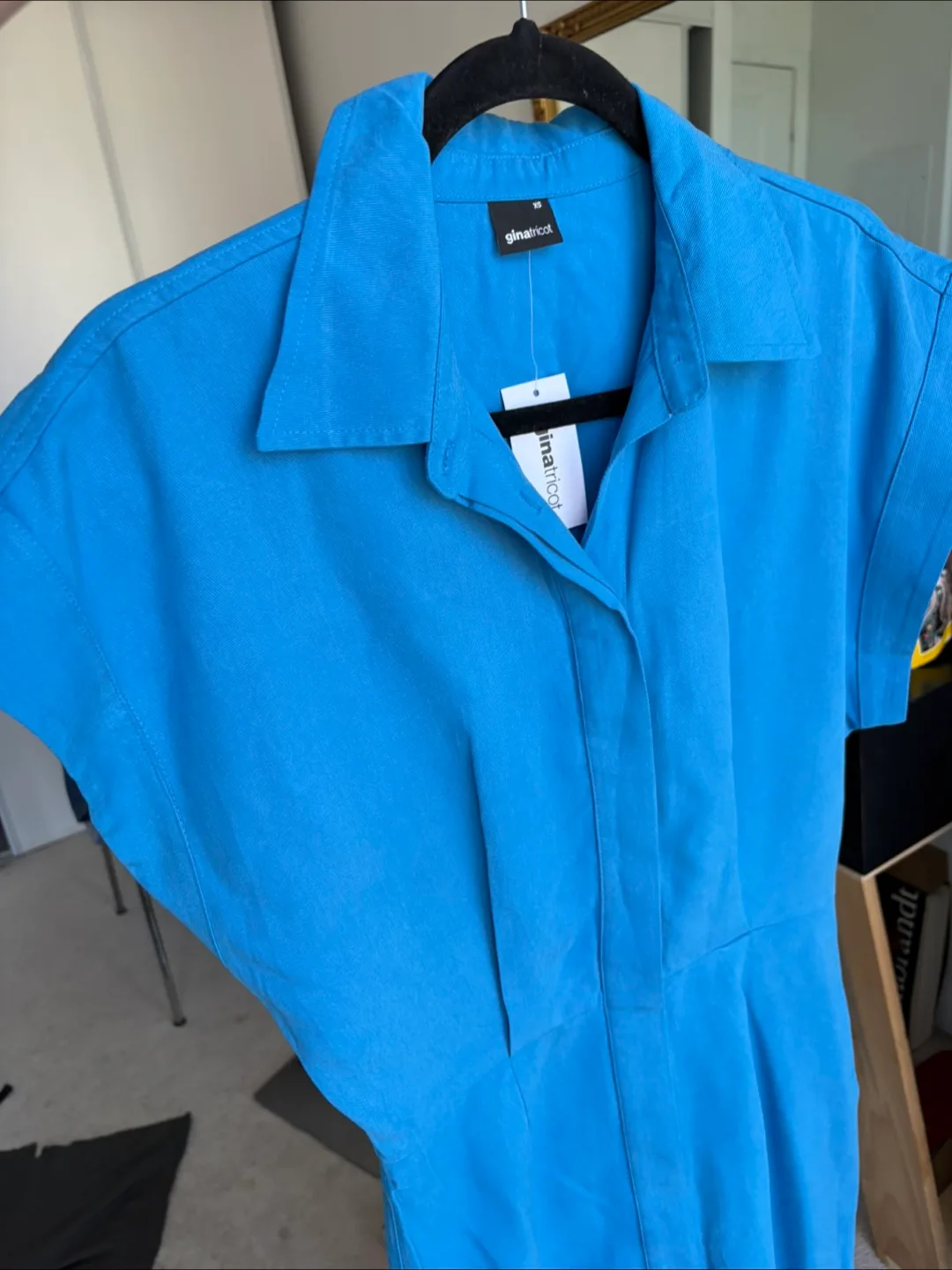 Blue dress With Collar thumbnail