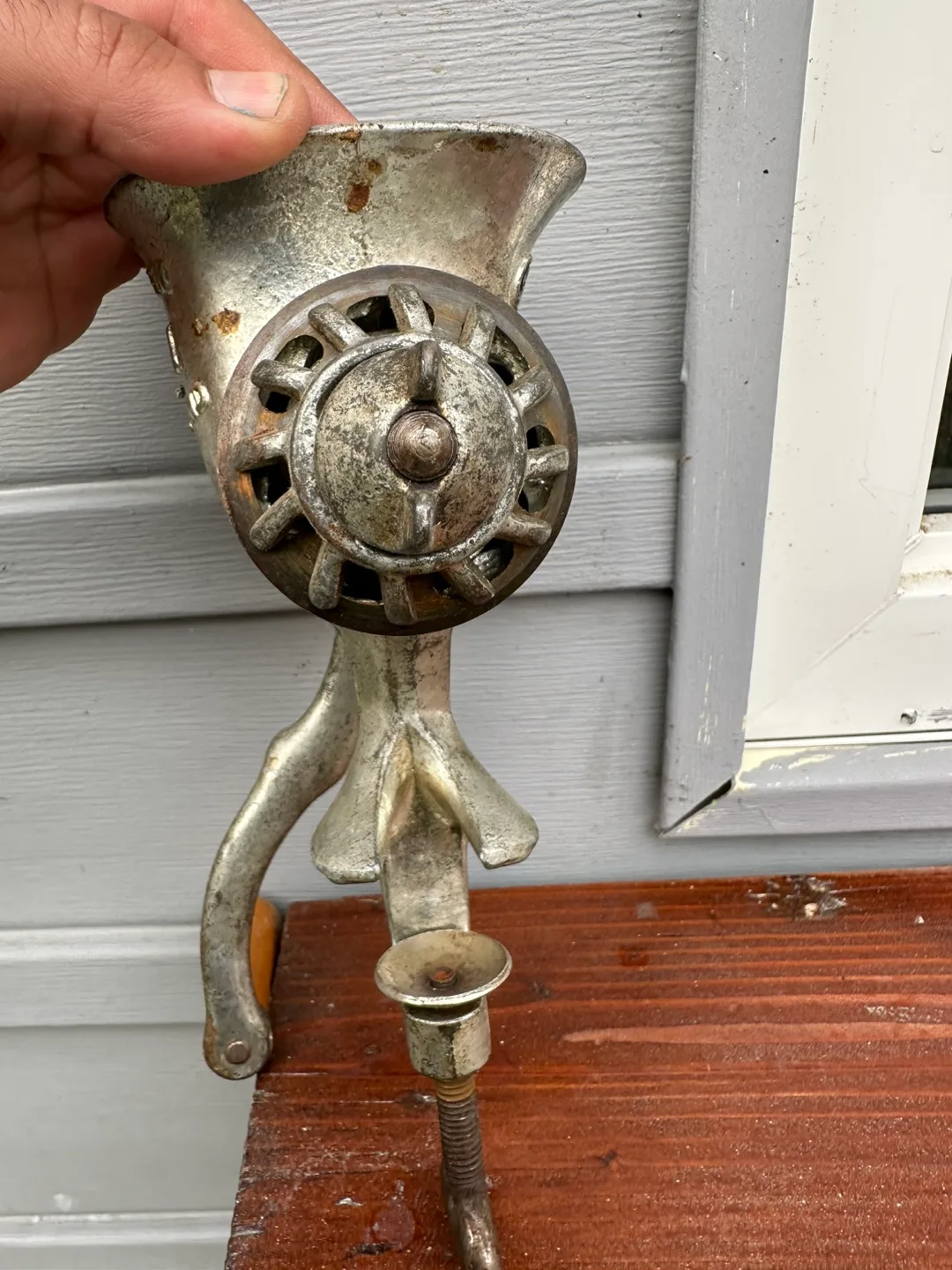 Vintage Hand Crank Meat Grinder thumbnail
