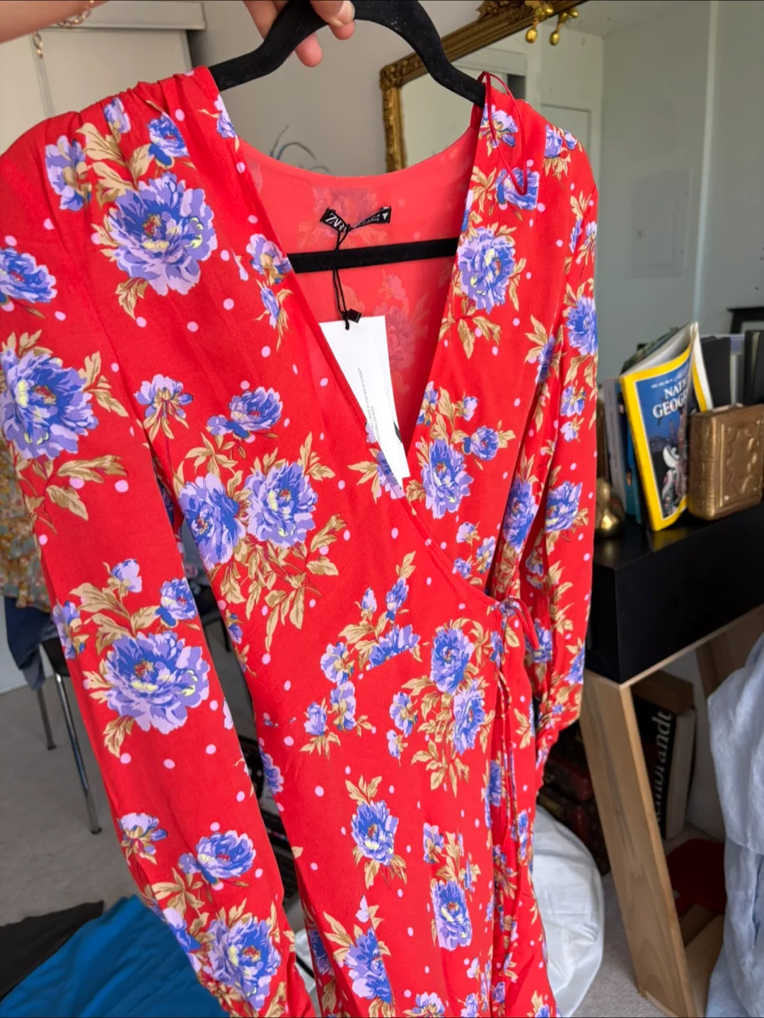 Zara Floral Wrap Dress image indicator(4)