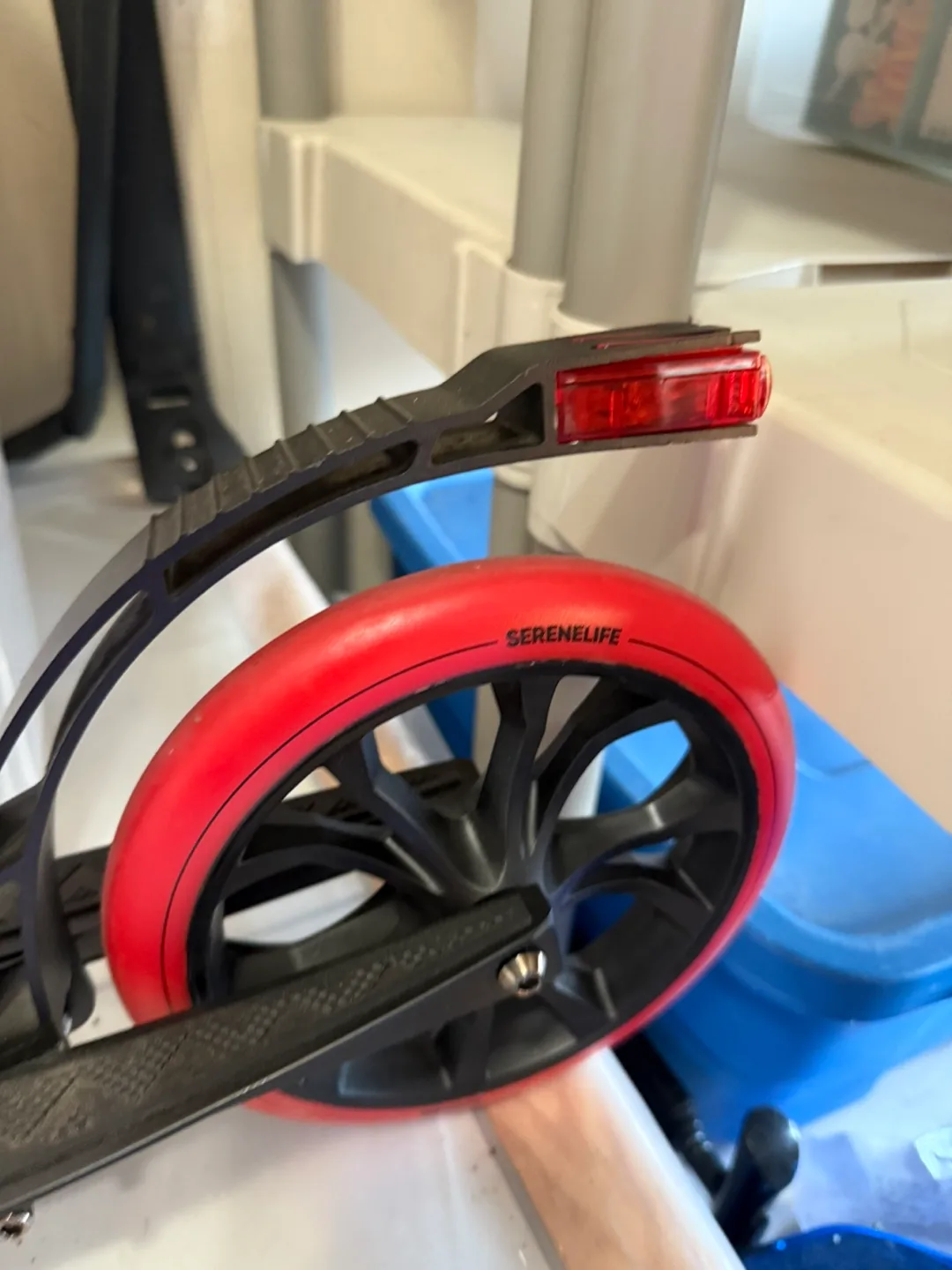 Serene life foldable scooter (Trinity model) used x2 in a garage image indicator(5)