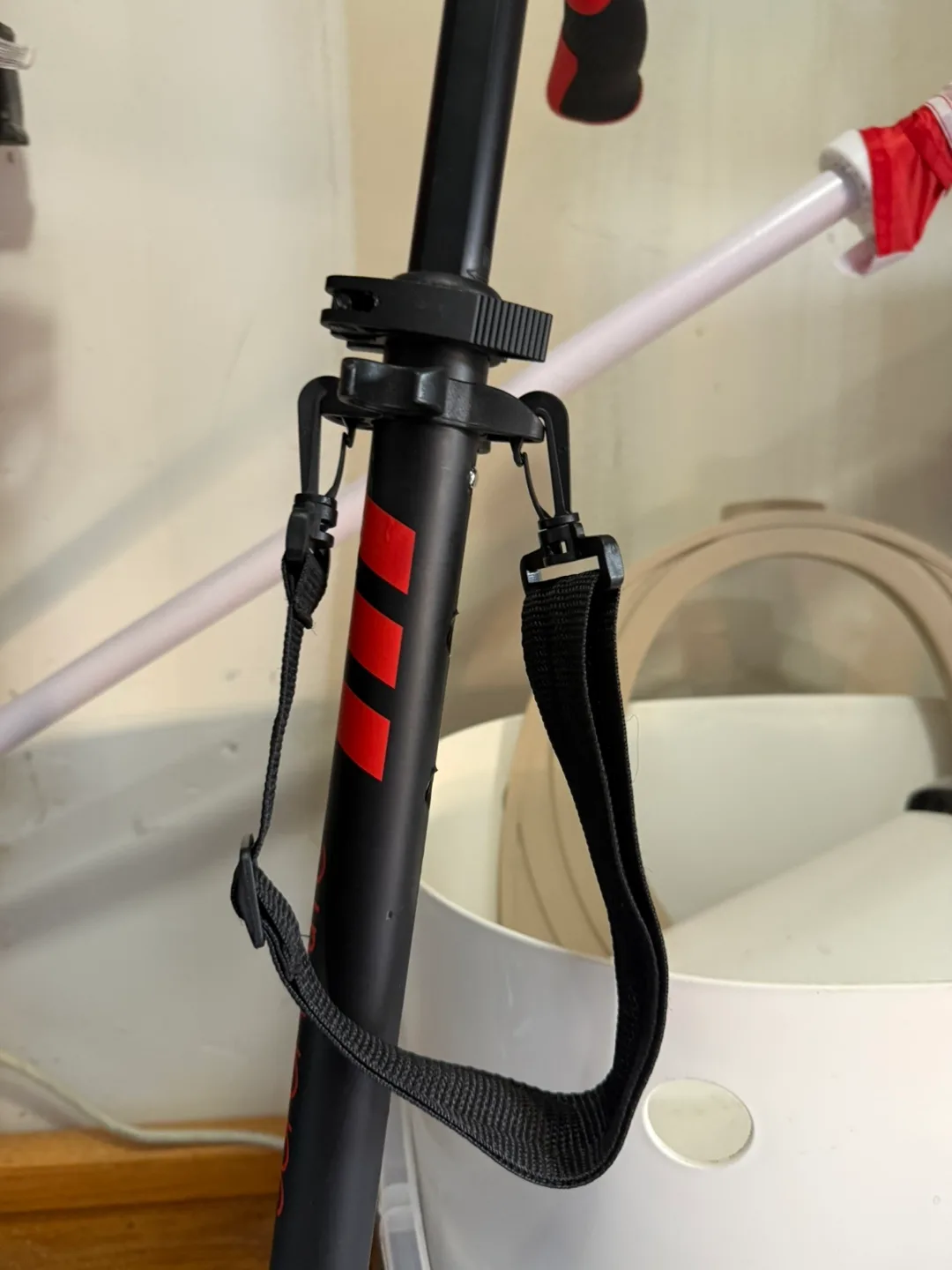 Serene life foldable scooter (Trinity model) used x2 in a garage image indicator(3)