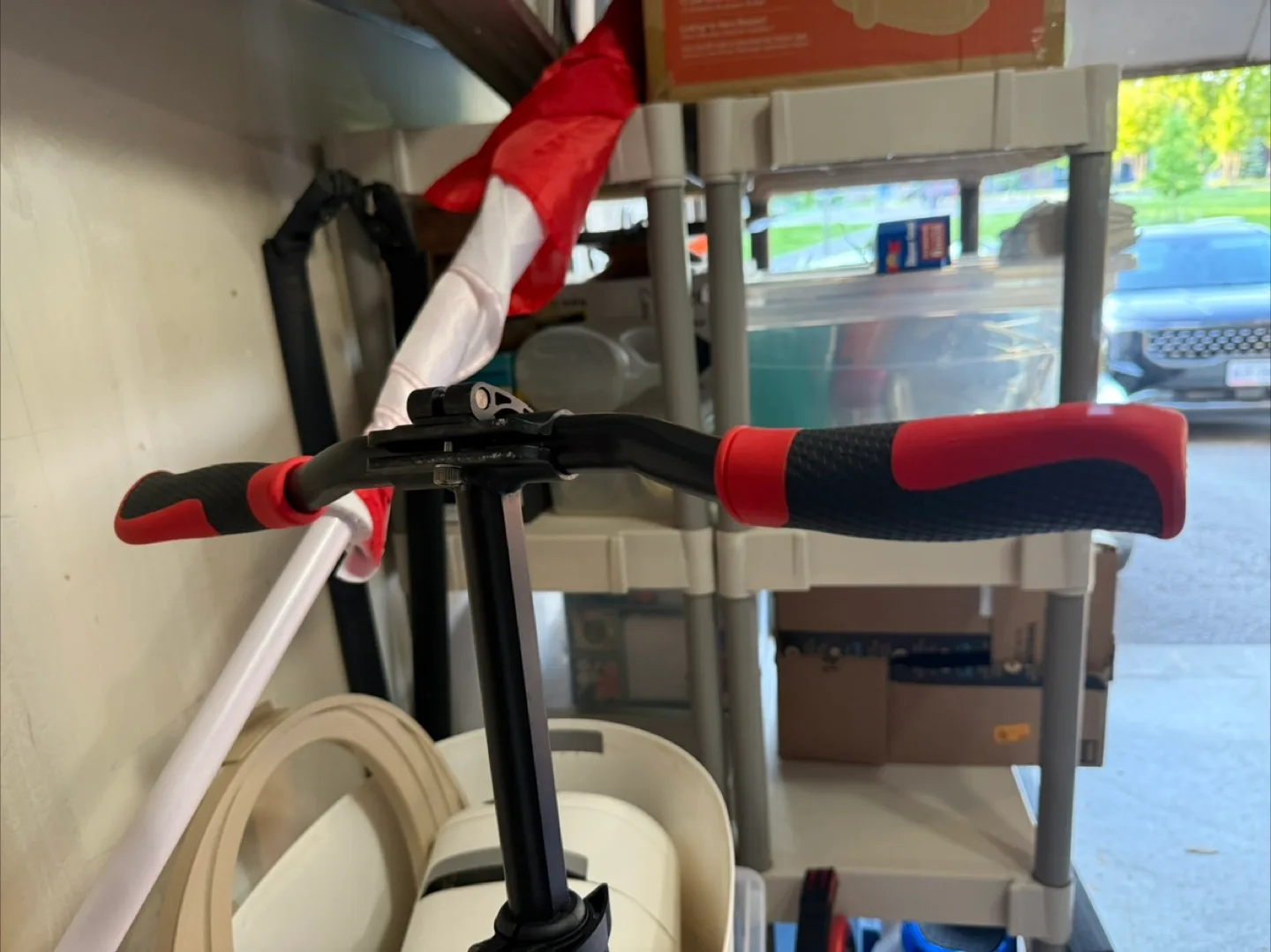 Serene life foldable scooter (Trinity model) used x2 in a garage image indicator(6)