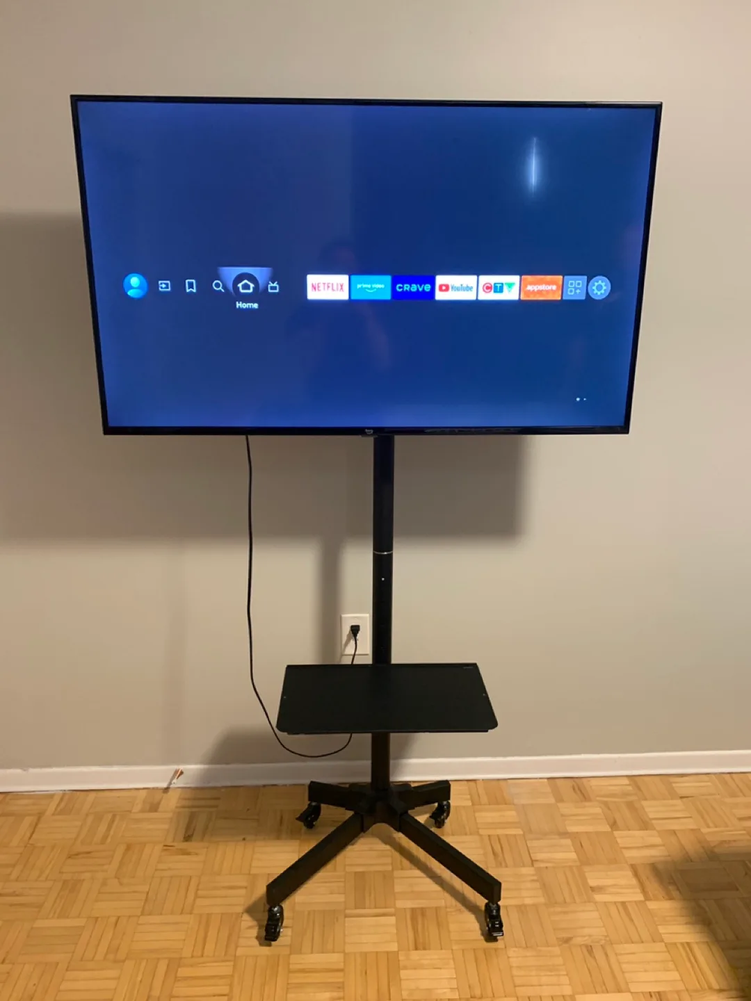 TV on Rolling Stand. 🥕💚 thumbnail