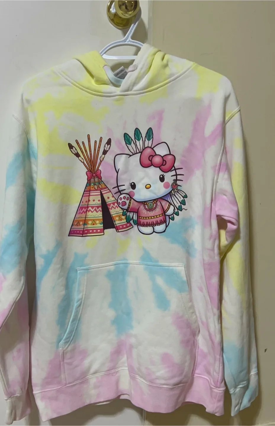 Hello Kitty Tie Dye Hoodie thumbnail