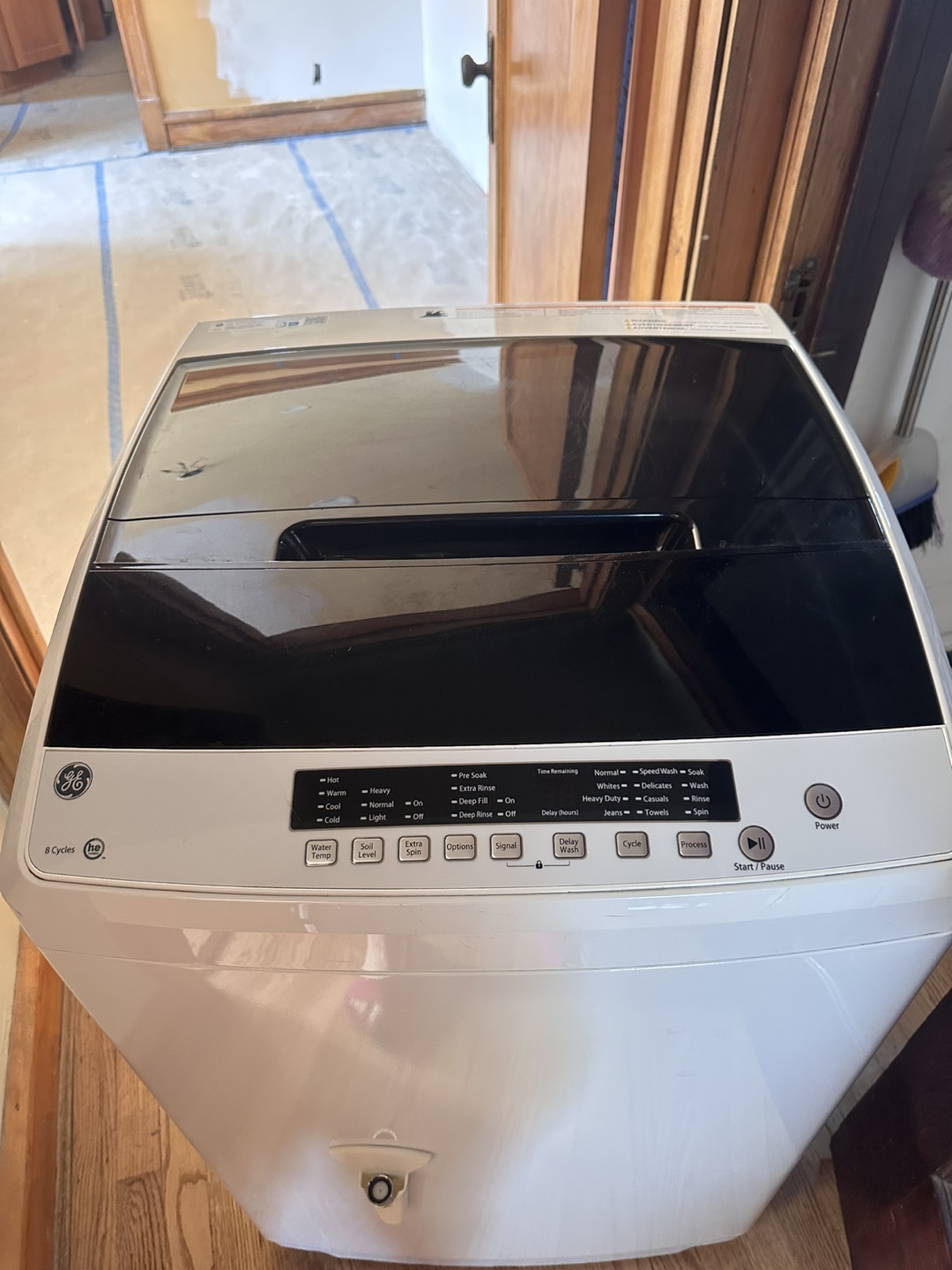 GE Portable Washing Machine and Whirlpool Electric Dryer