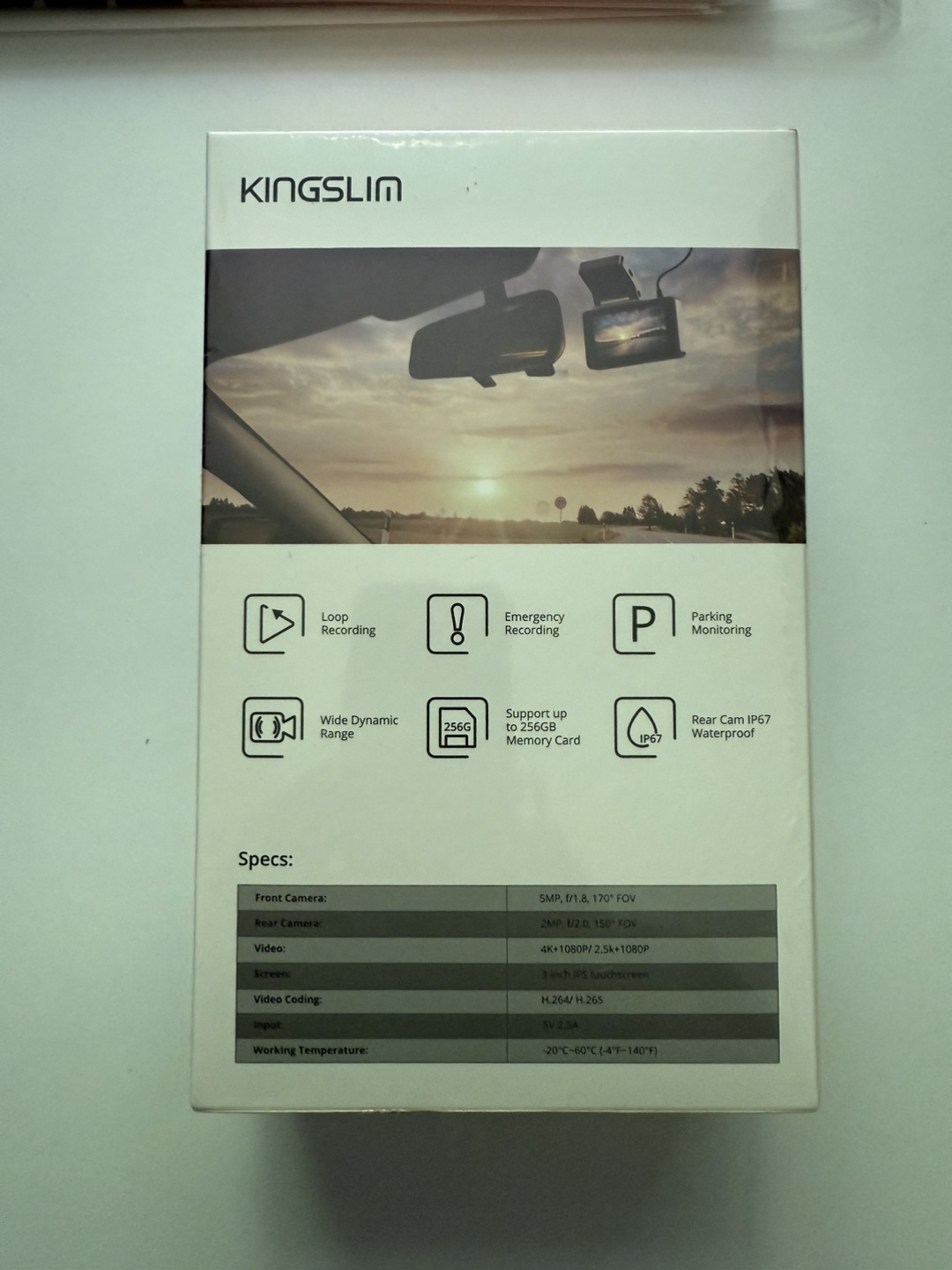 Kingslim Dual Dash Cam D4 - photo 2