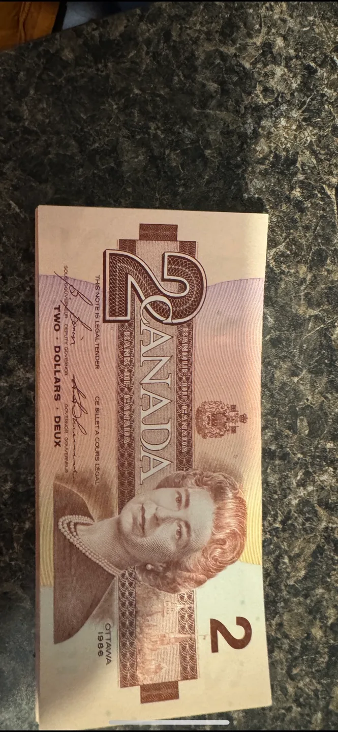 1986 Two Dollar Bill thumbnail