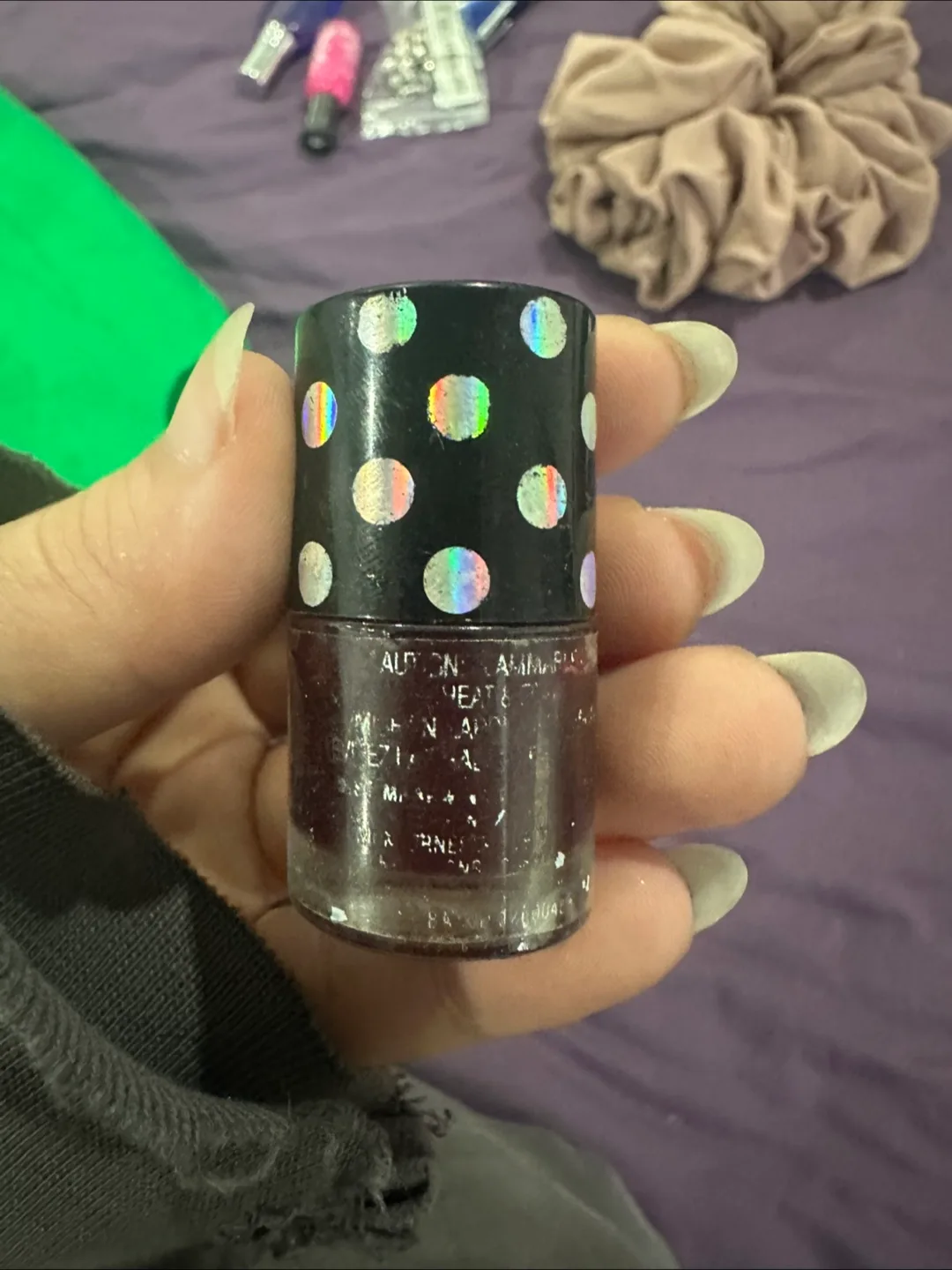 Wine red nail polish thumbnail