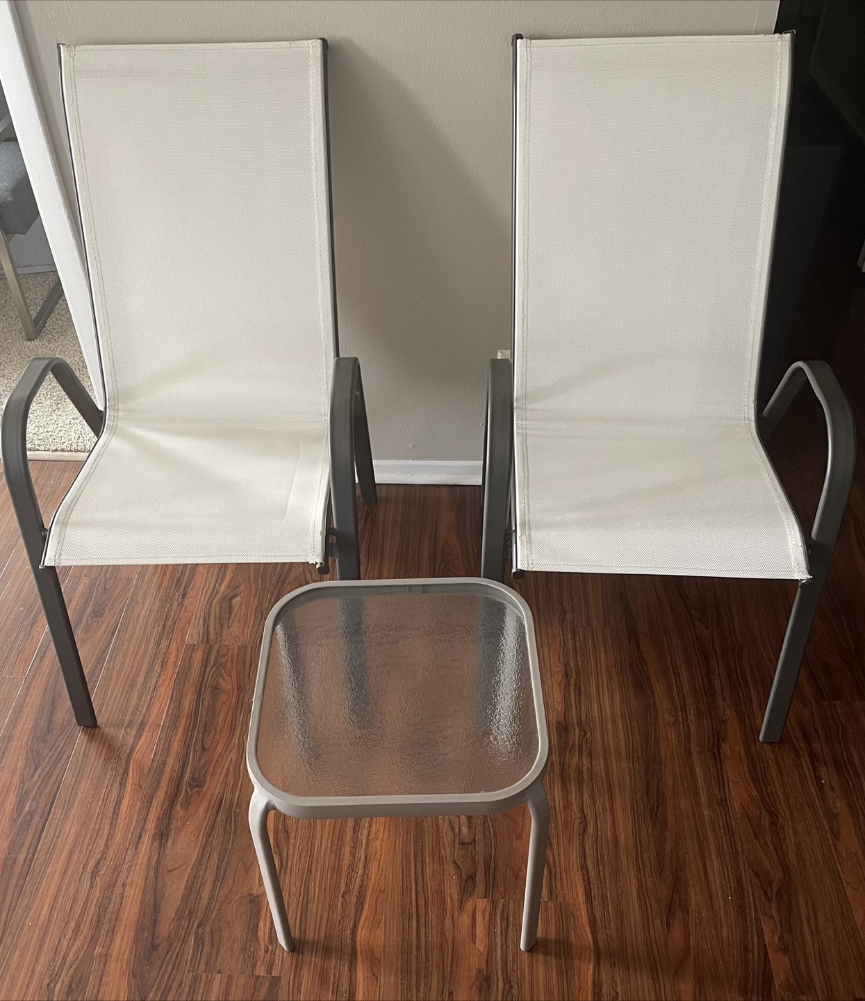 Patio Chairs with Side Table