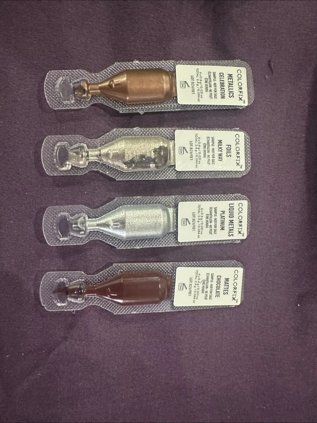 Colorfix Metallic Eye Shadow Samples thumbnail