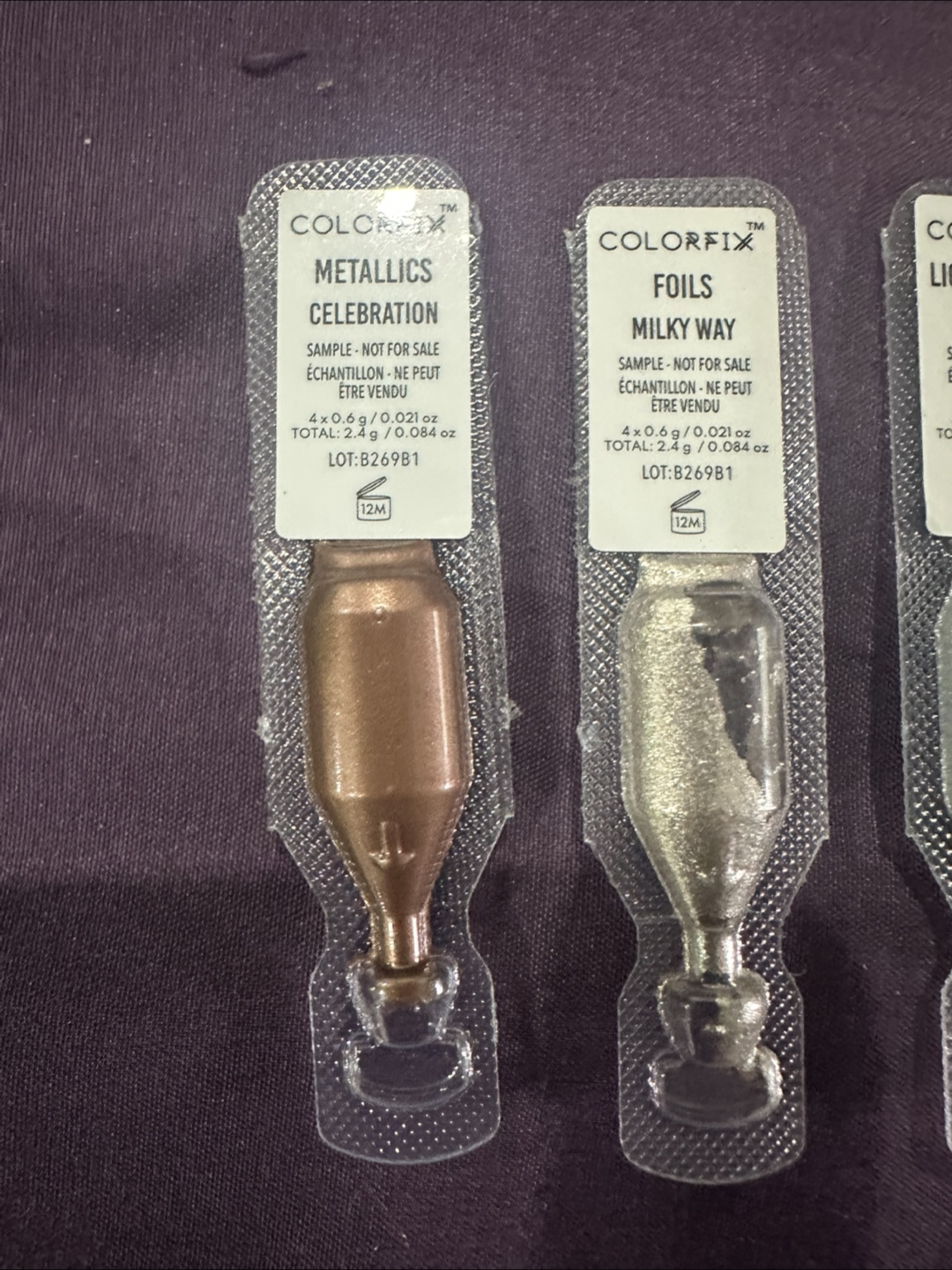 Colorfix Metallic Eye Shadow Samples - photo 2