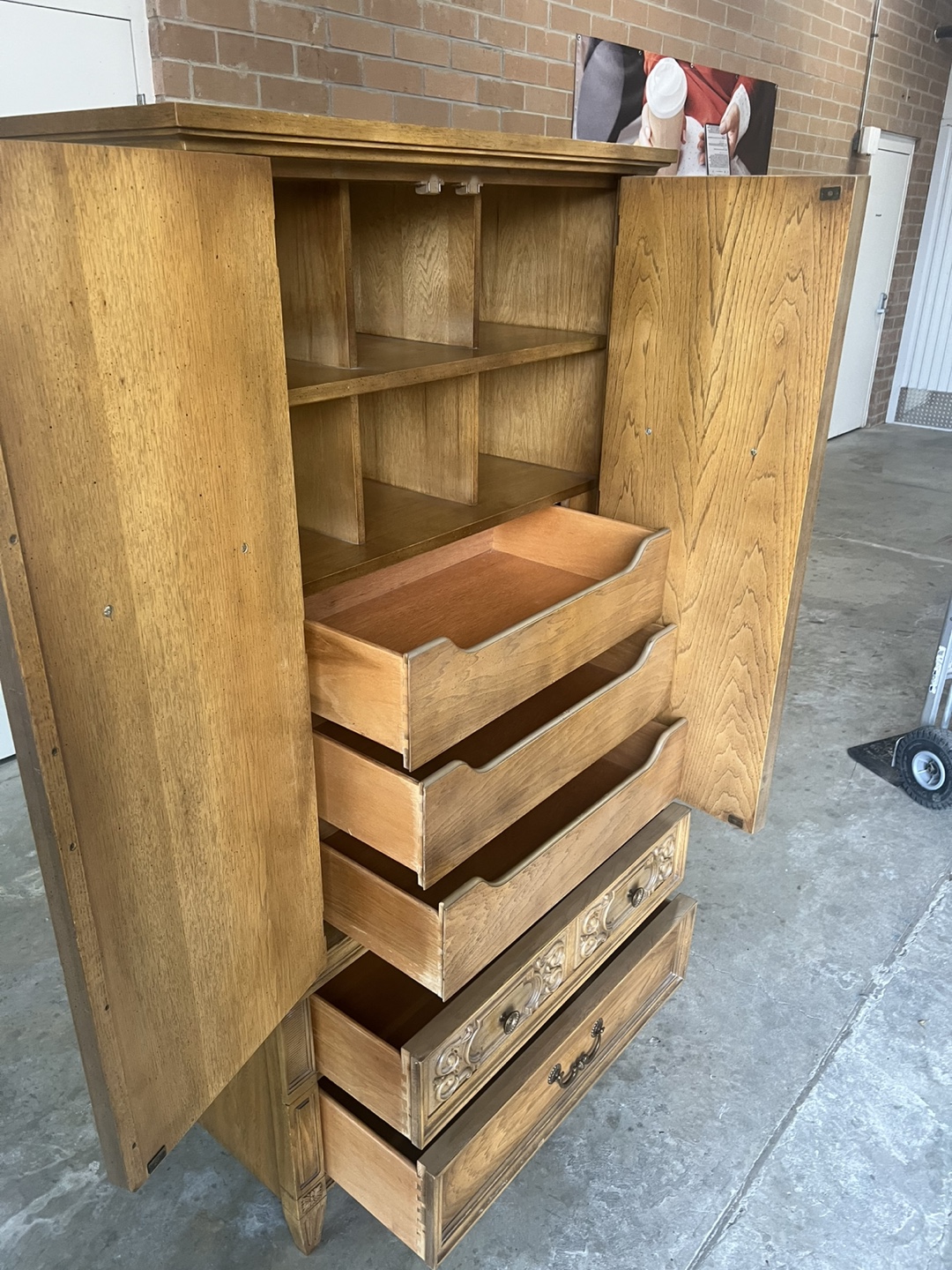 Wooden Armoire Wardrobe/ Dresser - photo 4