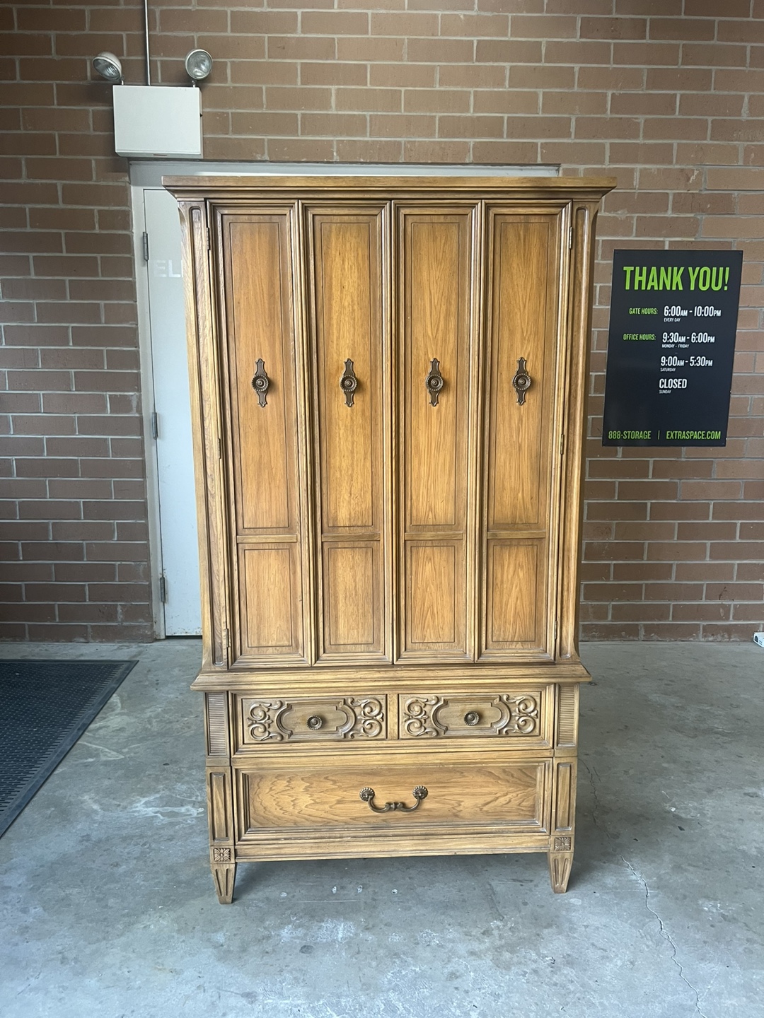 Wooden Armoire Wardrobe/ Dresser - photo 3
