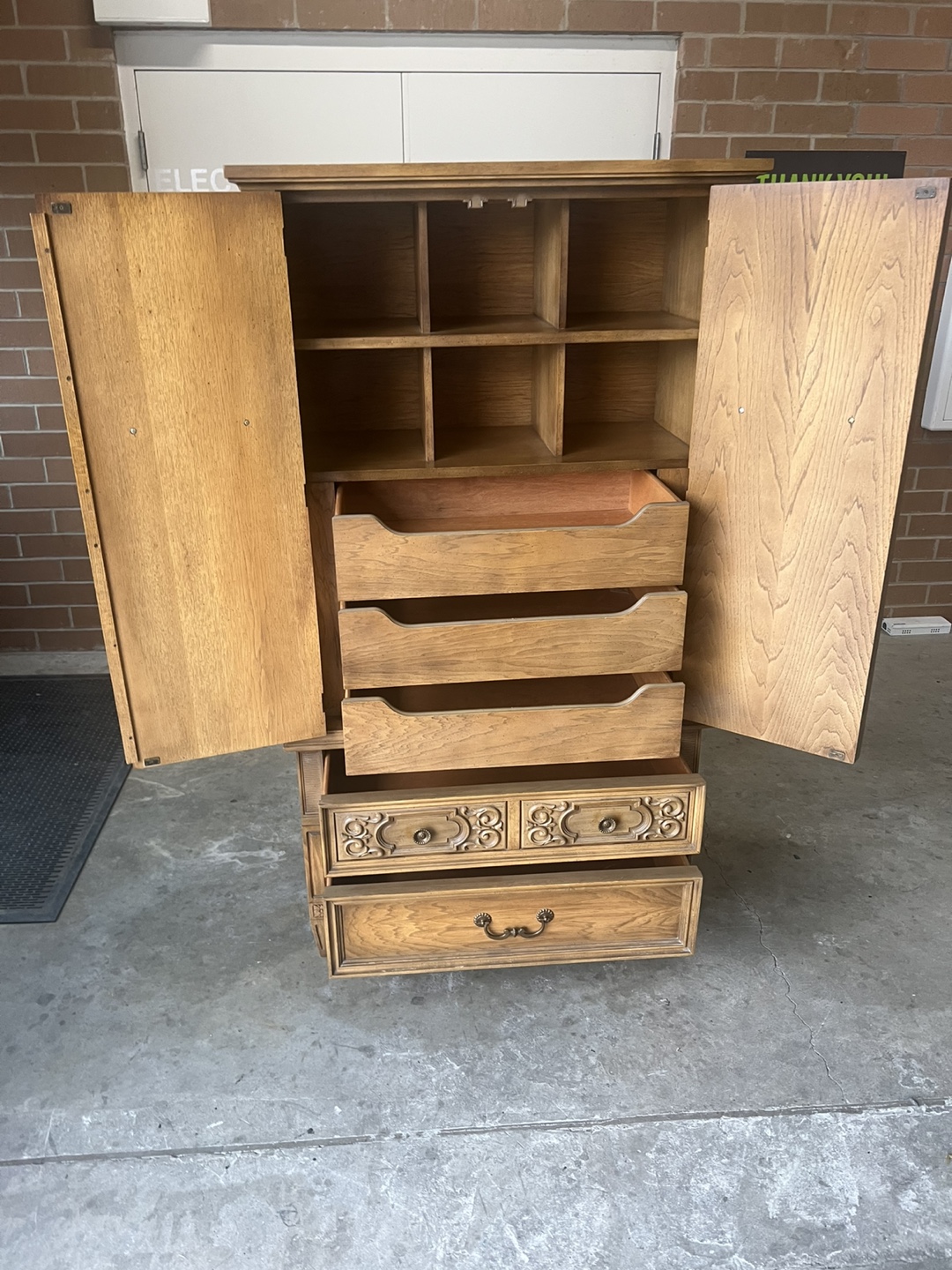 Wooden Armoire Wardrobe/ Dresser - photo 5
