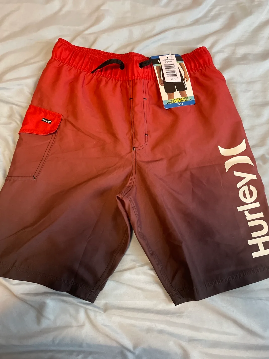 Hurley Red and Brown Swim Shorts thumbnail