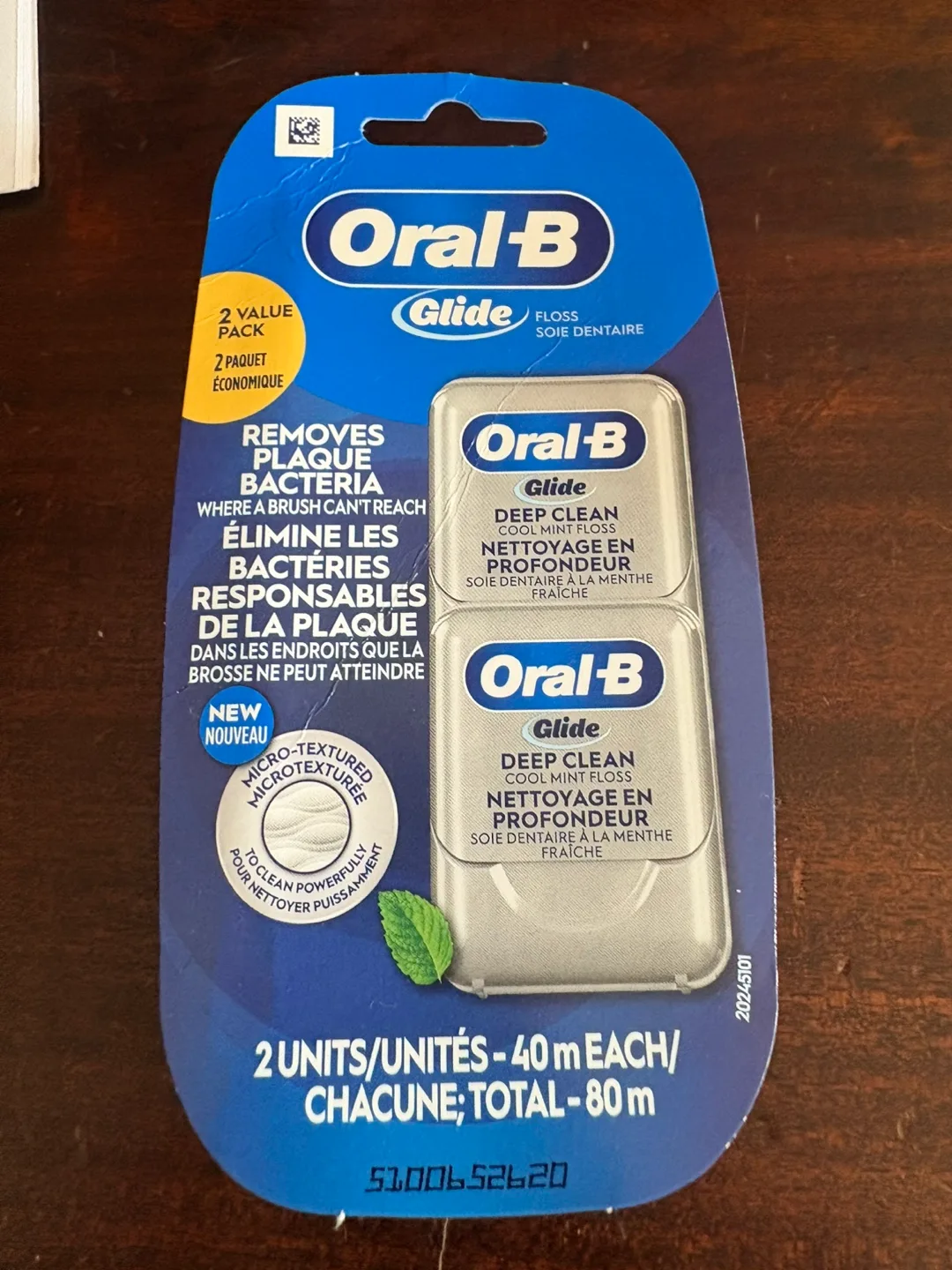 Oral-B Glide Floss x 2 Mint thumbnail