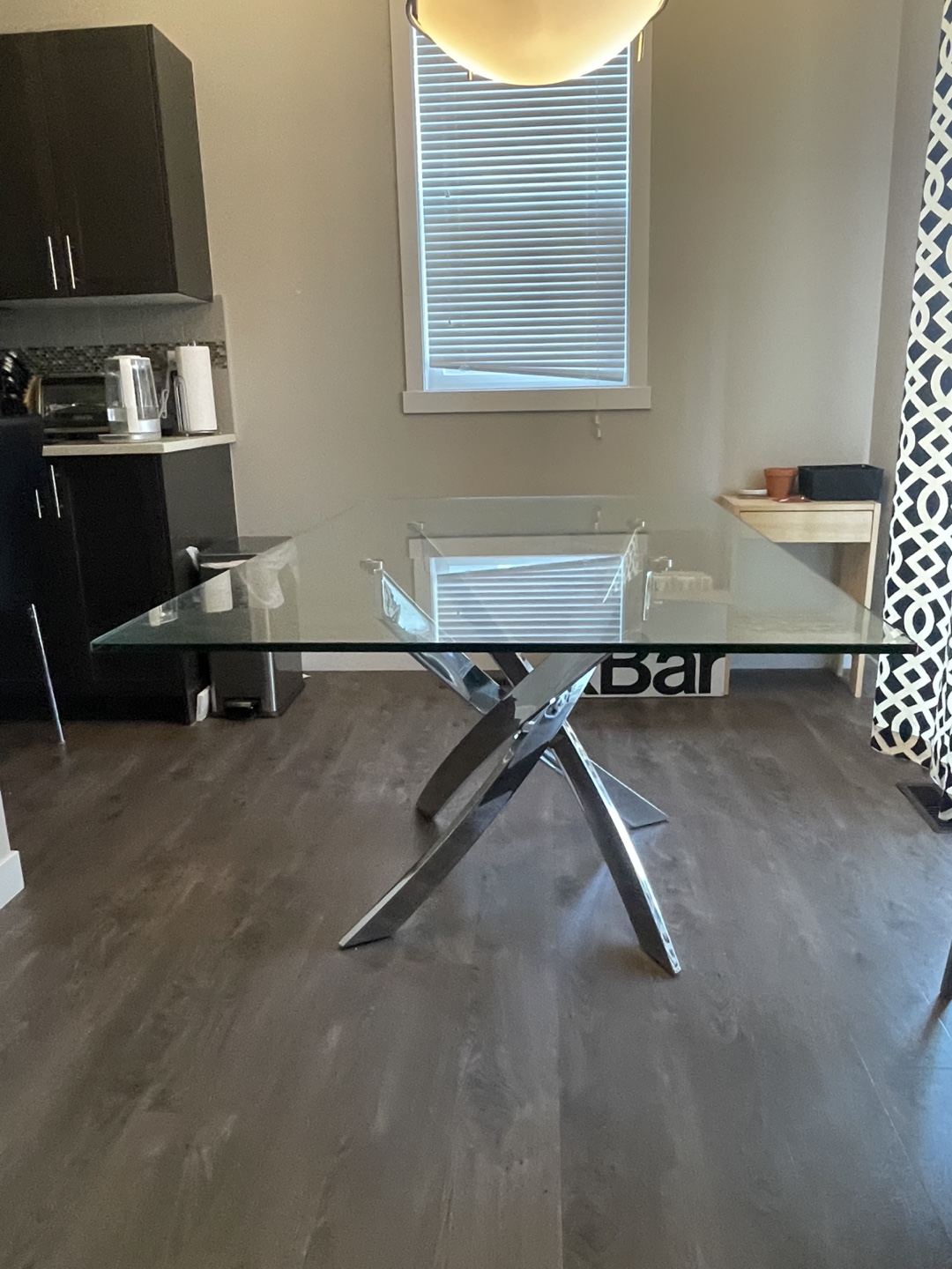 Glass Dining Table with Chairs - photo 2
