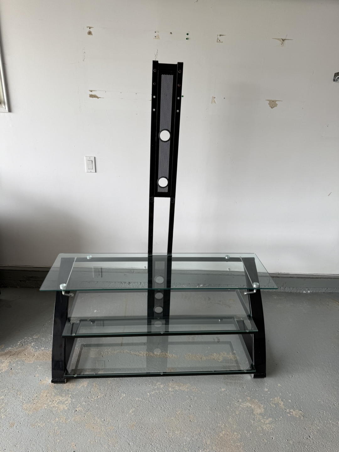 Black and Glass Entertainment Unit - photo 2