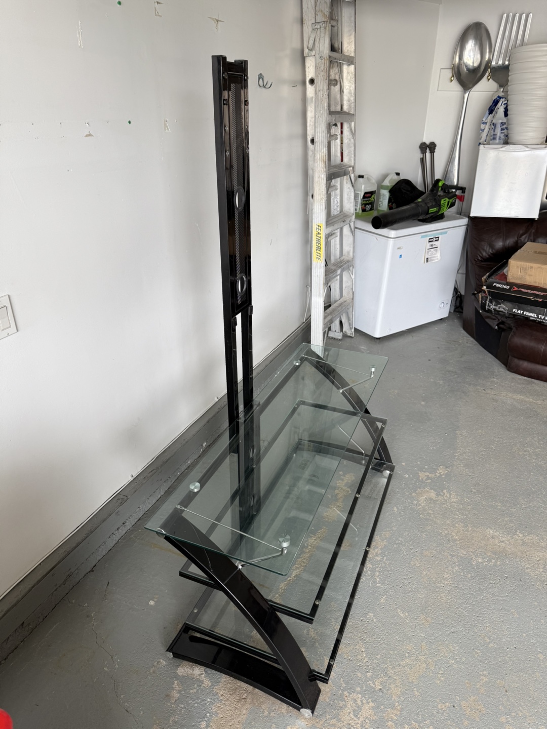 Black and Glass Entertainment Unit - photo 4
