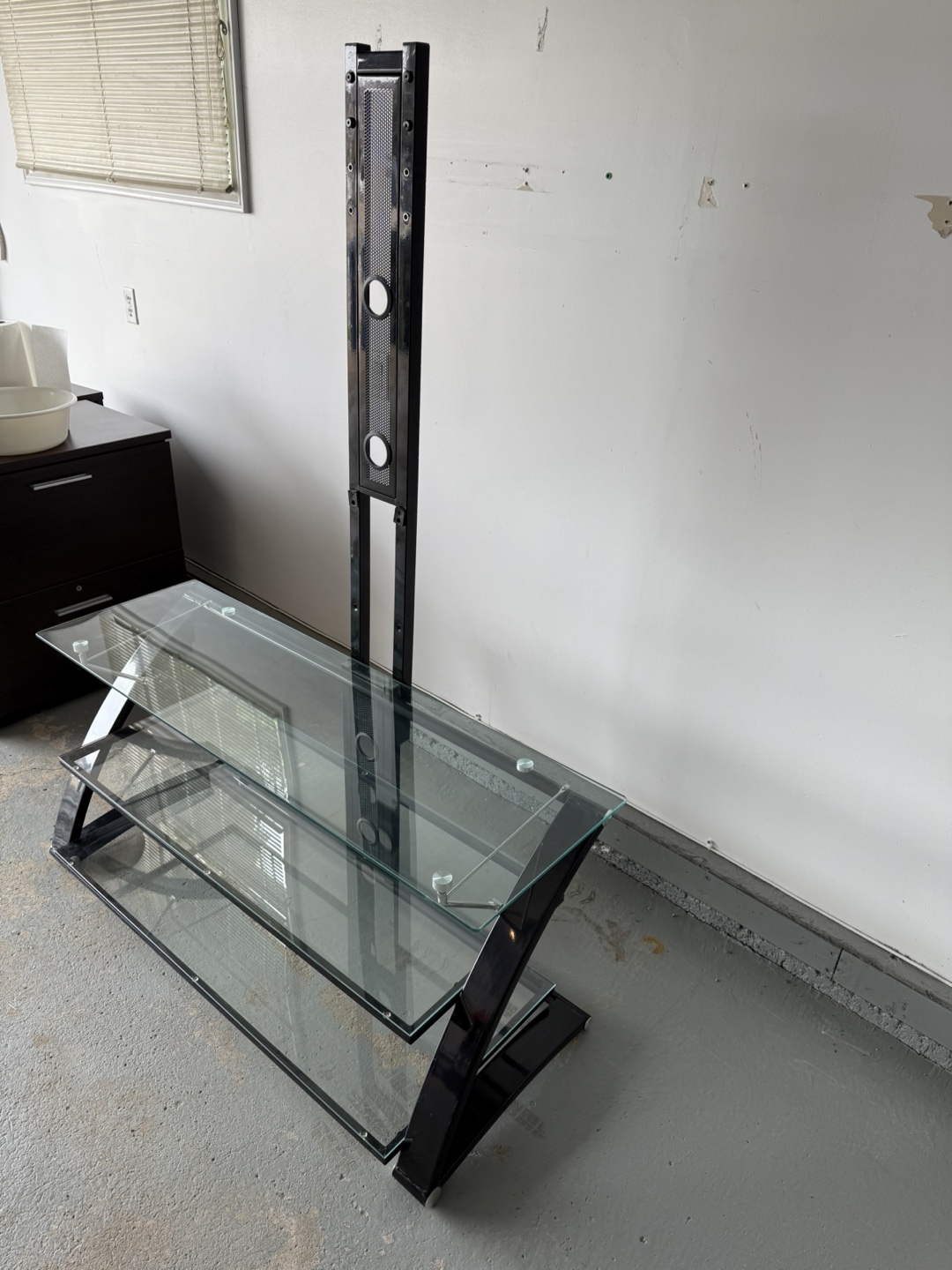 Black and Glass Entertainment Unit - photo 3