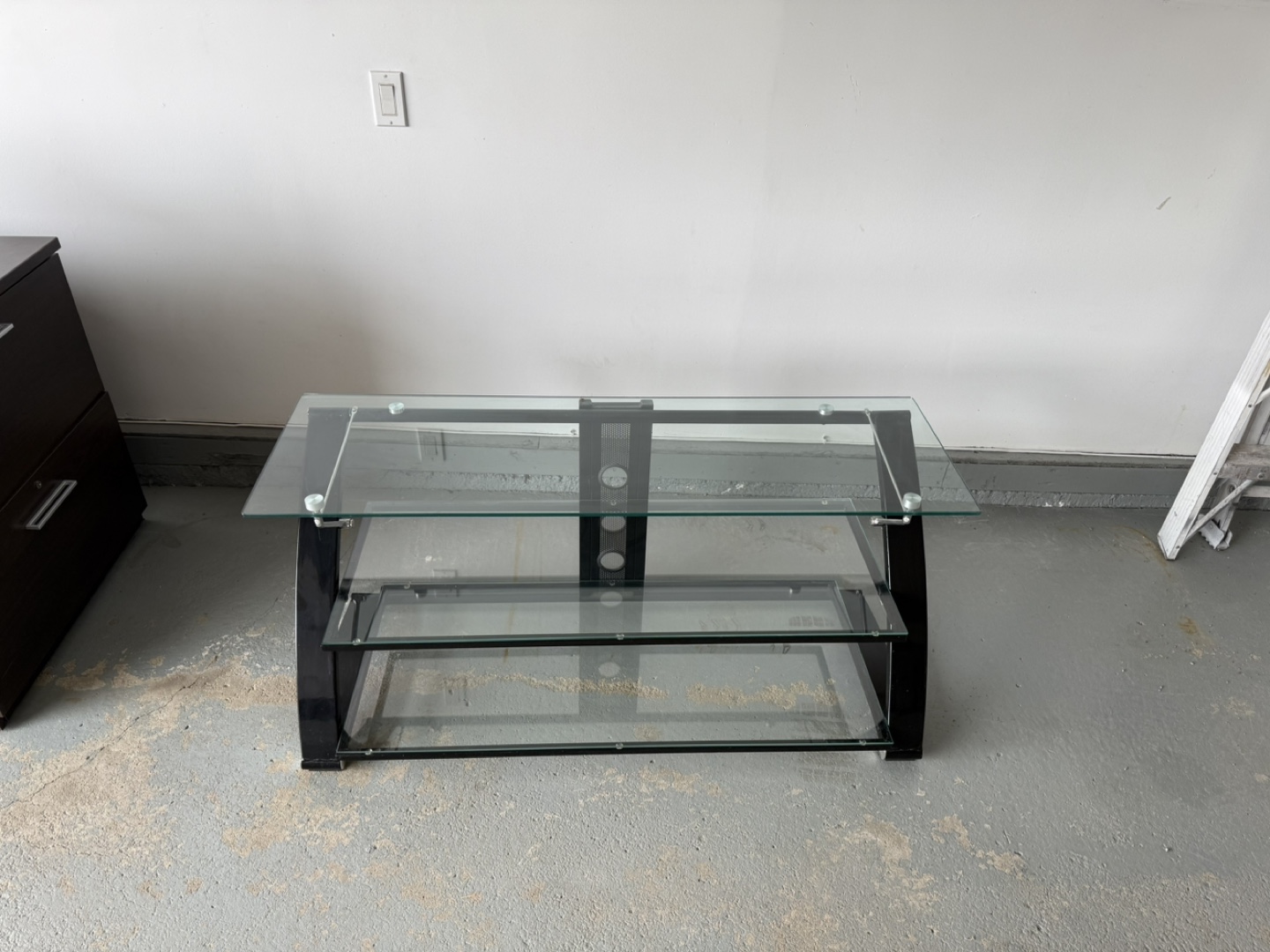 Black and Glass Entertainment Unit - photo 5