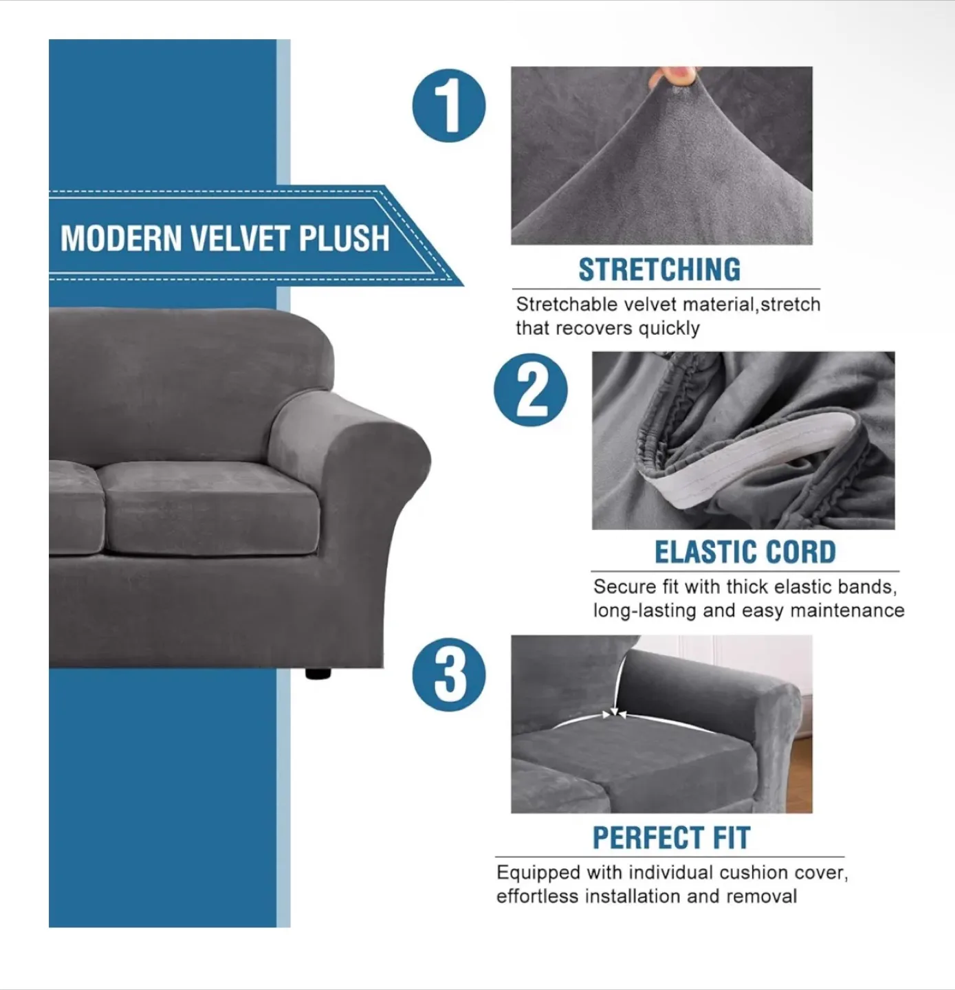 Two-Cushion Loveseat Cover thumbnail