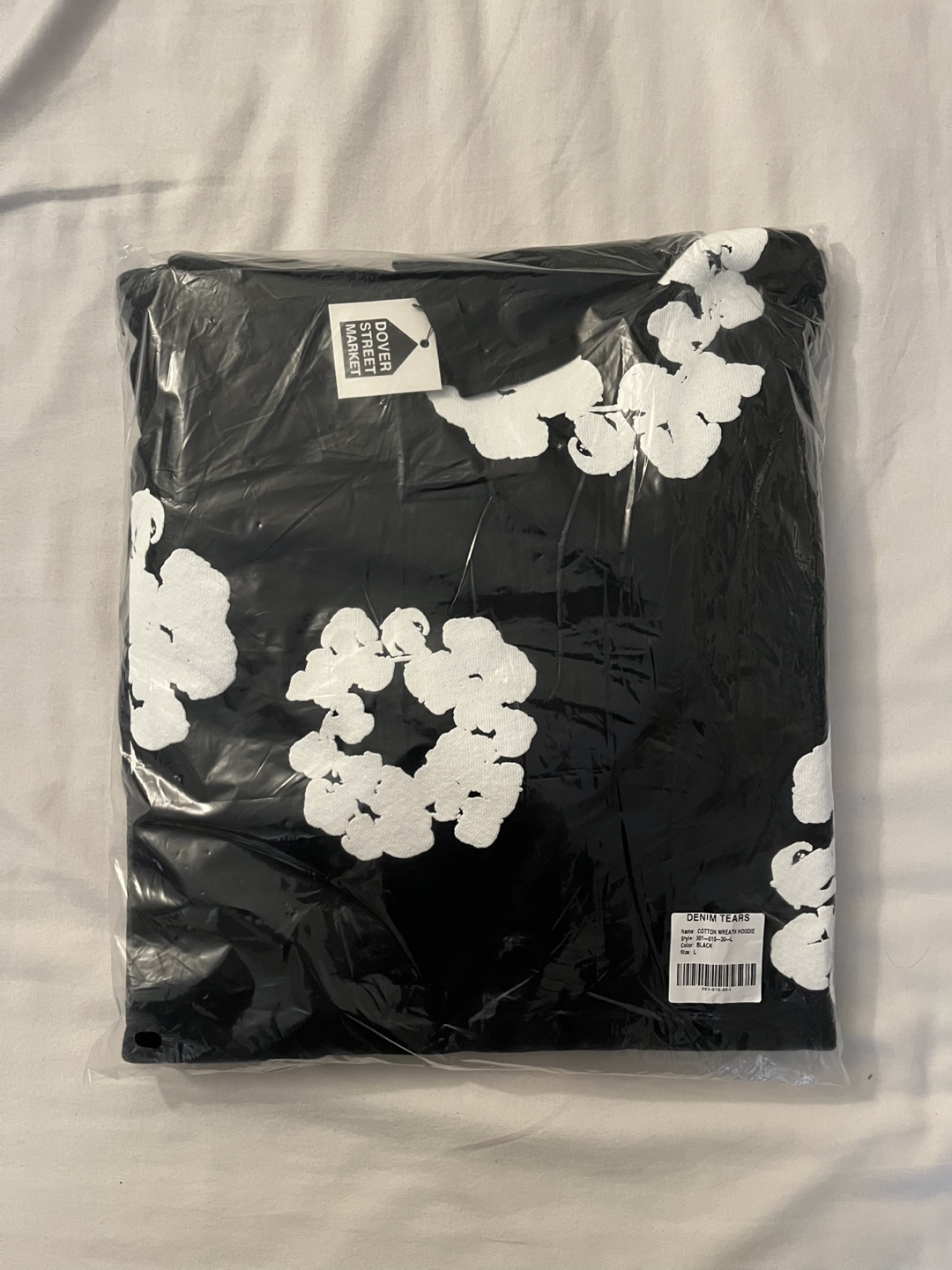 Denim Tears Hoodie Black and White - Large - photo 3