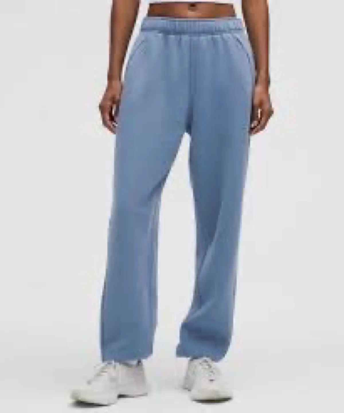Bnwt lululemon blue scuba mid rise oversized jogger thumbnail