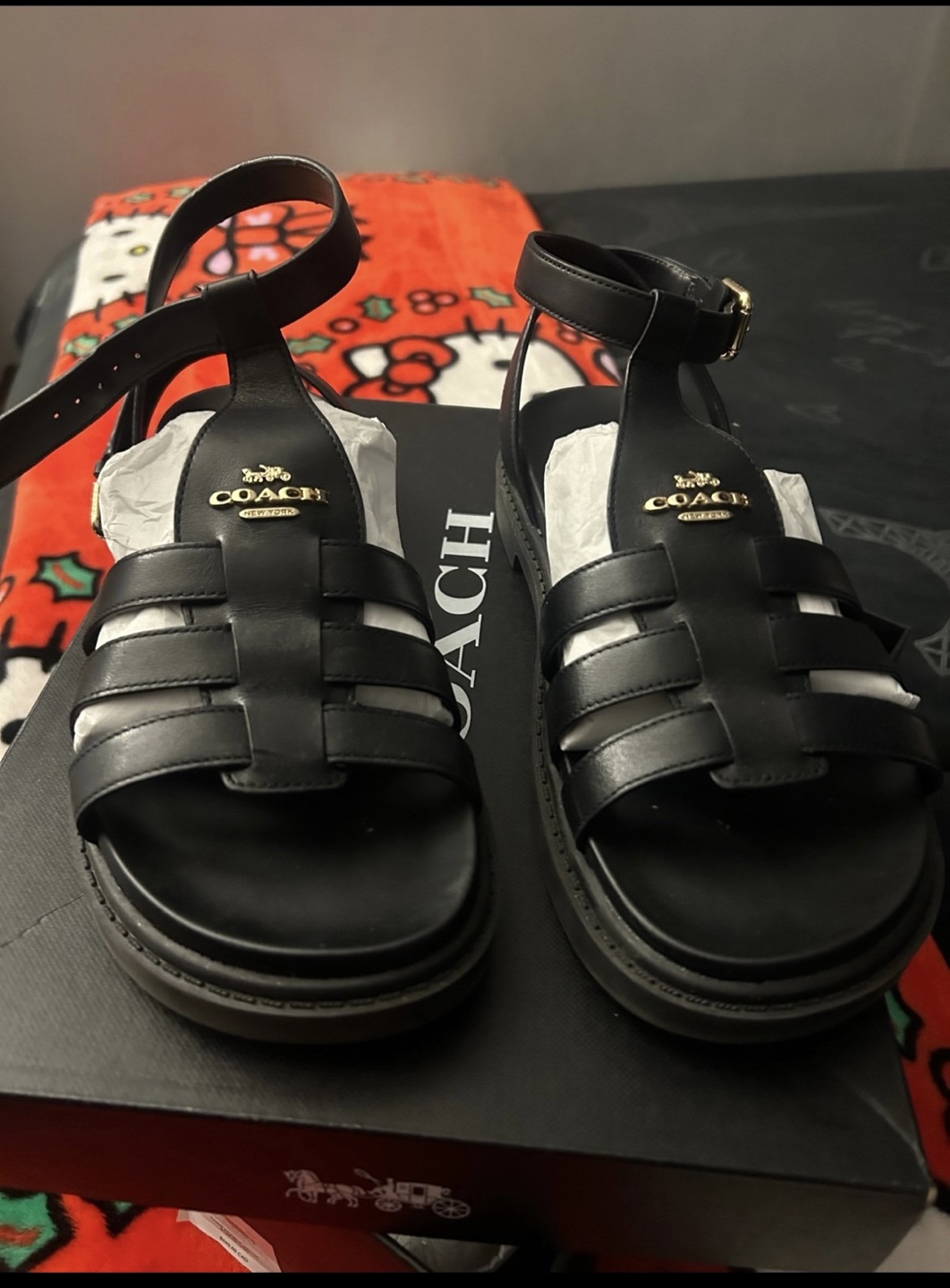 Coach Franny Leather Sandals - photo 2