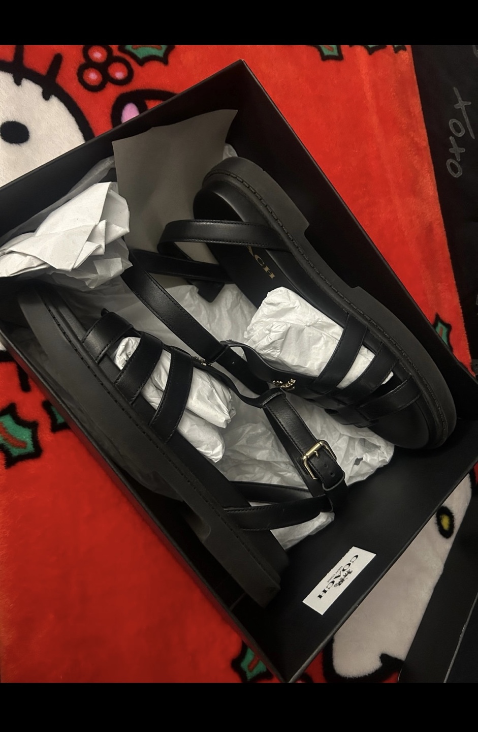 Coach Franny Leather Sandals - photo 4