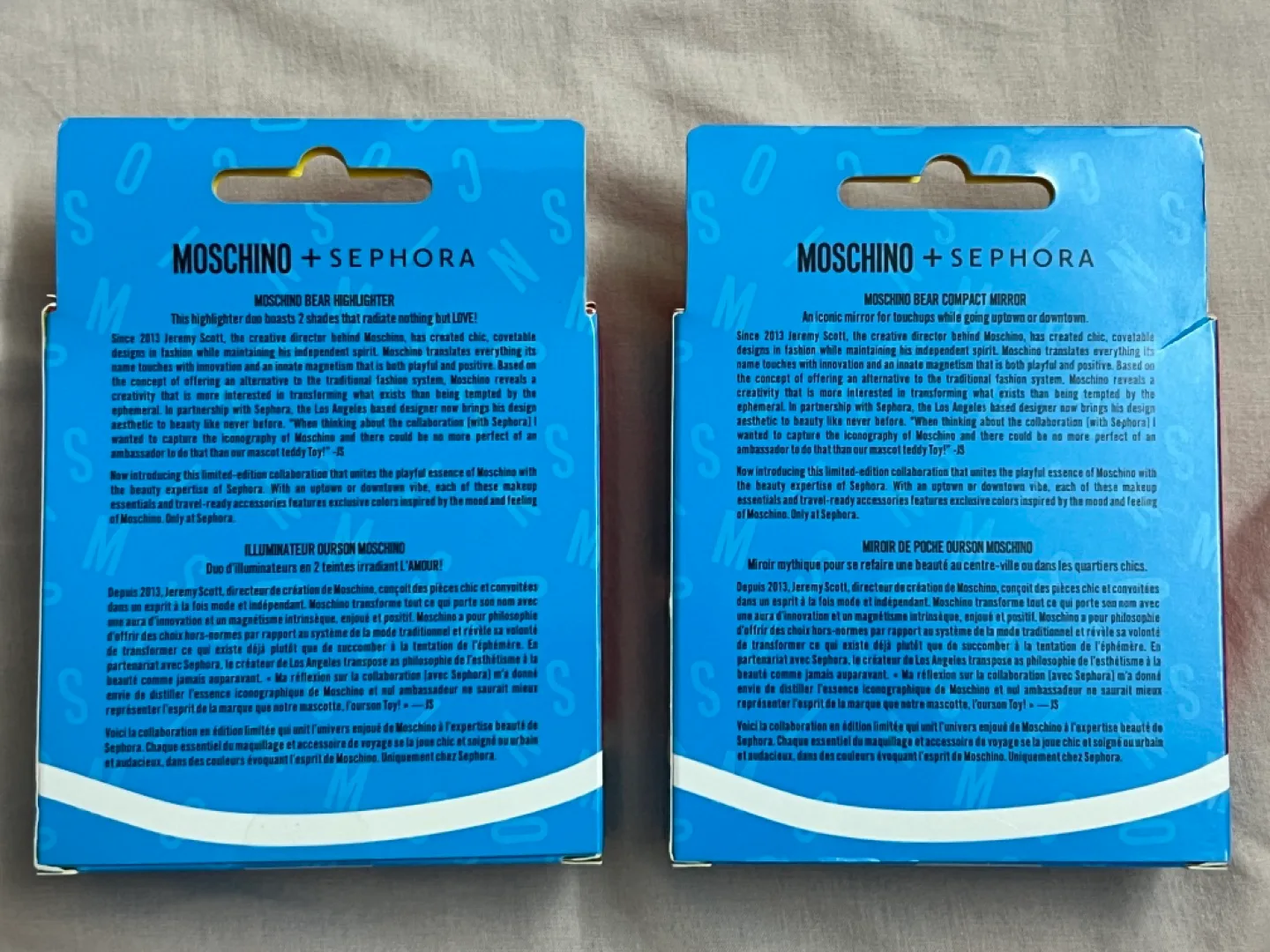 Moschino X Sephora compact mirror and highlighter image indicator(2)