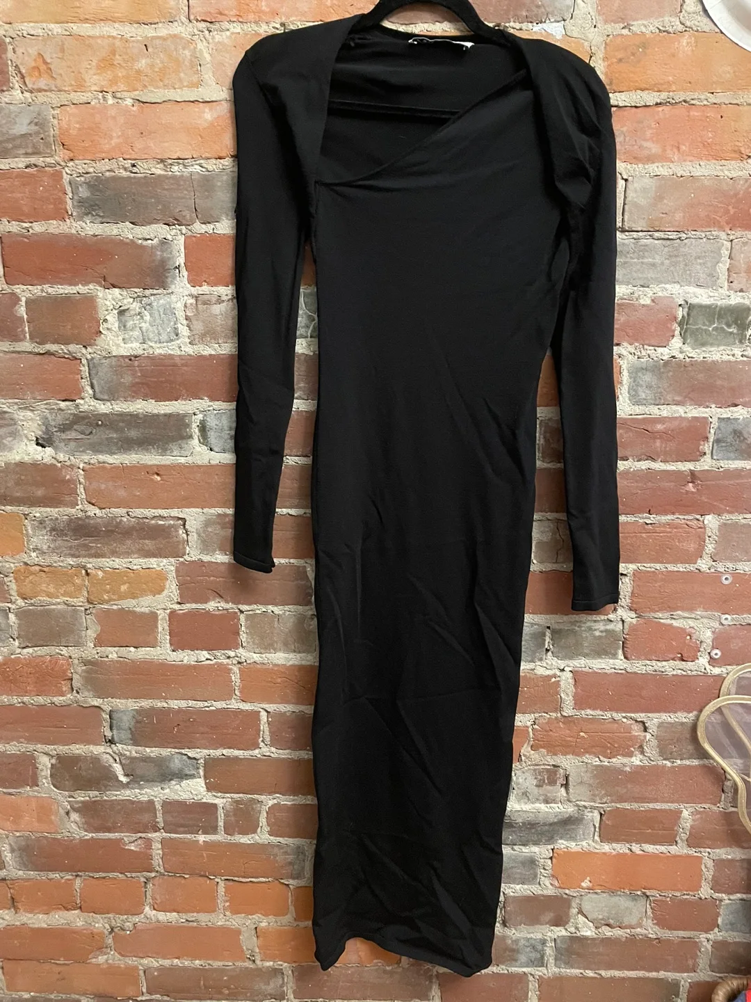 Zara Black Midi Dress thumbnail