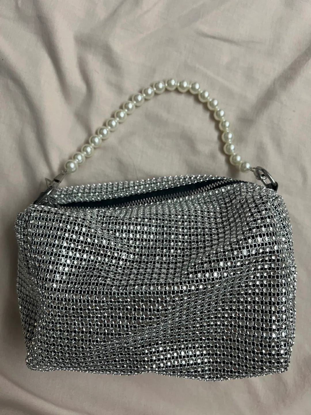 Party bag purse Pearl strap handle thumbnail