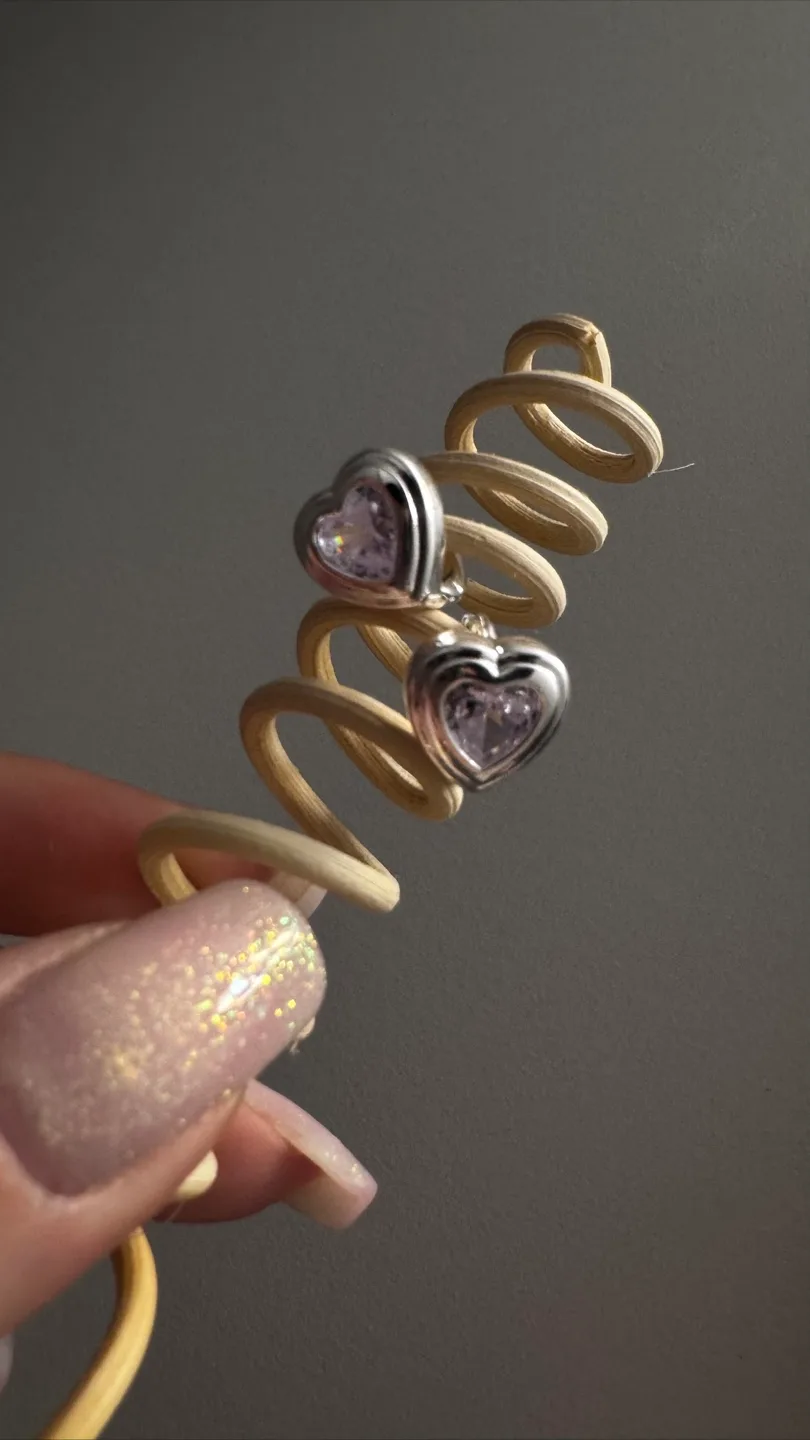 ❗️NEW❗️Silver 925 Heart Earrings image indicator(3)