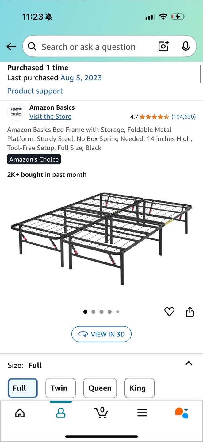 Bed Frame Platform - Full Size 💚🥕