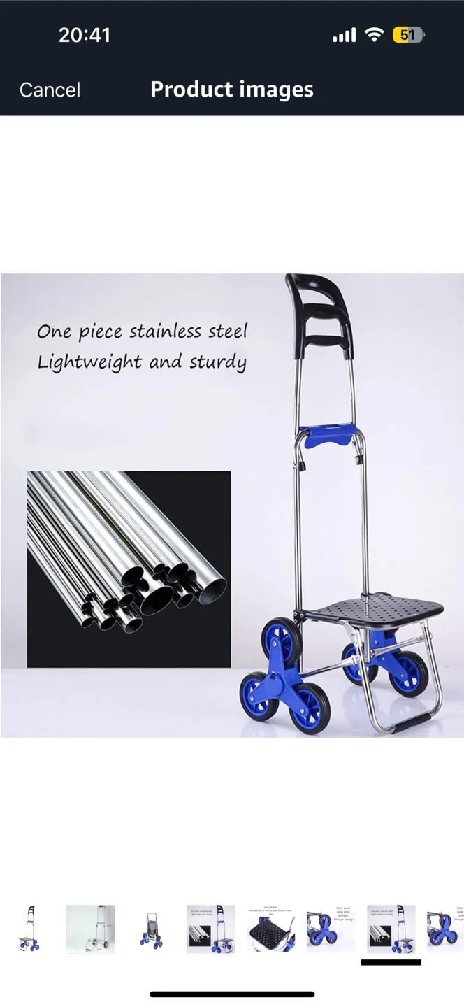 Collapsible Stair Climbing Cart image indicator(2)