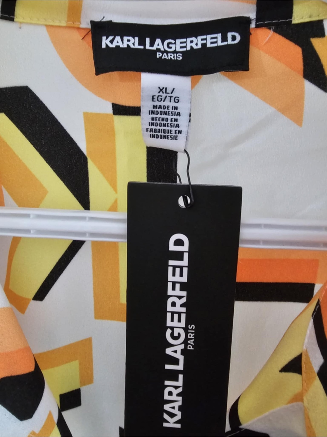 KARL LAGERFELD Printed Button-Up Shirt - photo 2