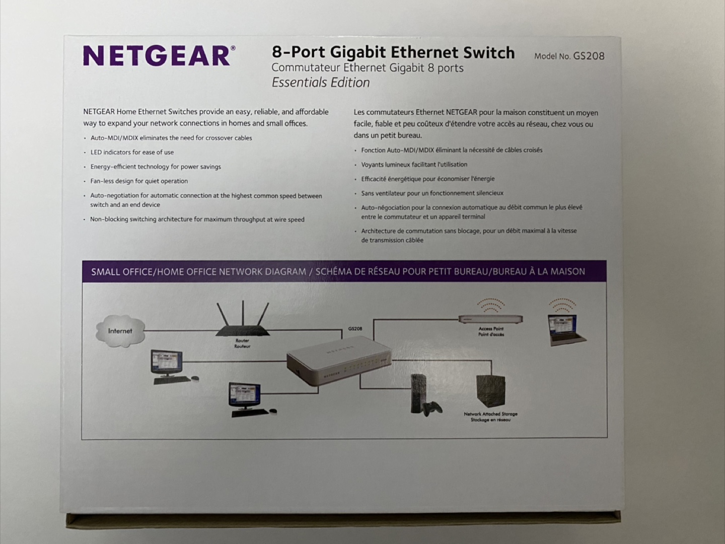 NETGEAR 8-Port Gigabit Ethernet Switch - Essentials Edition - photo 3
